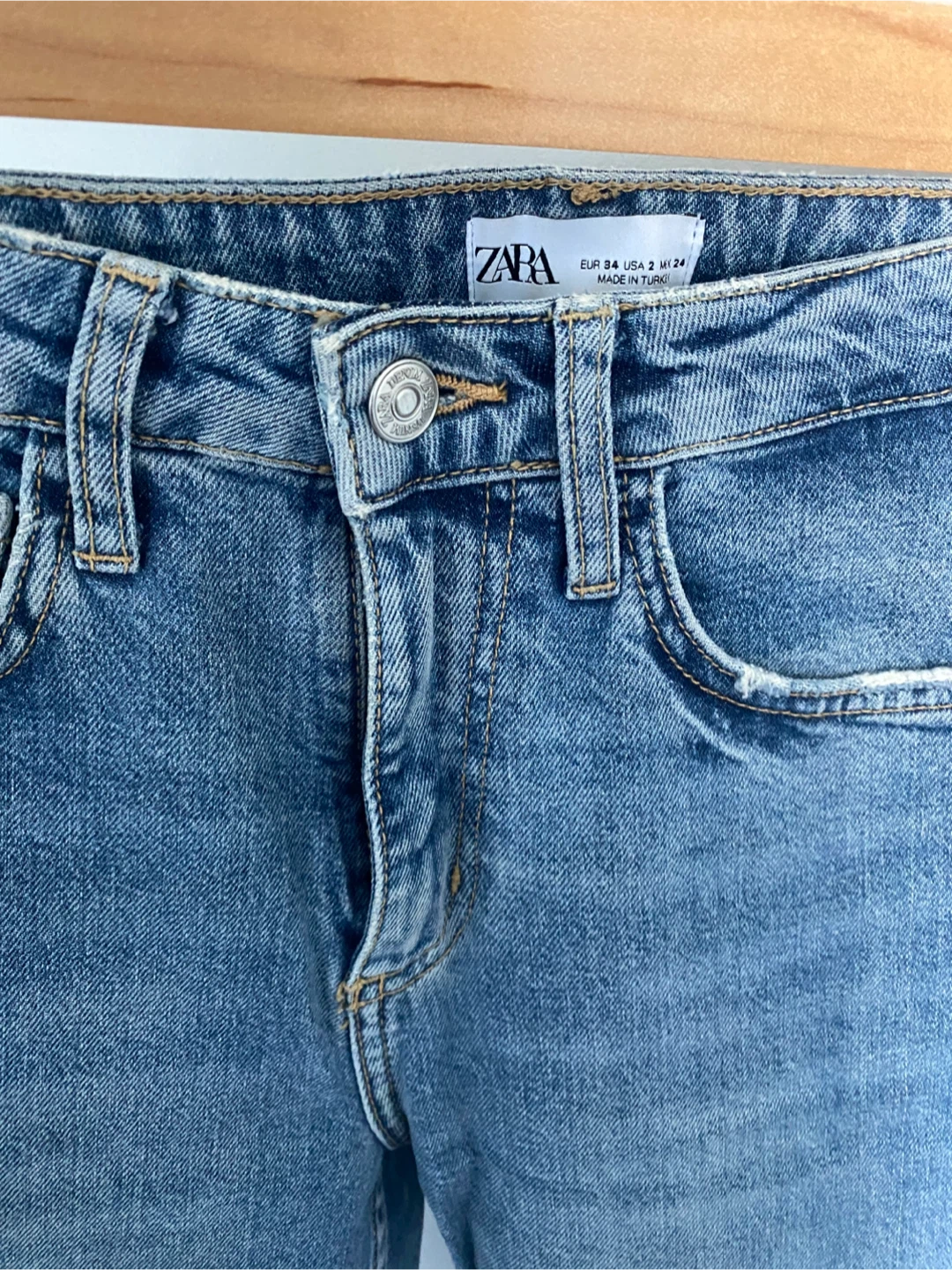 ZARA Blue Denim Jeans - photo 2