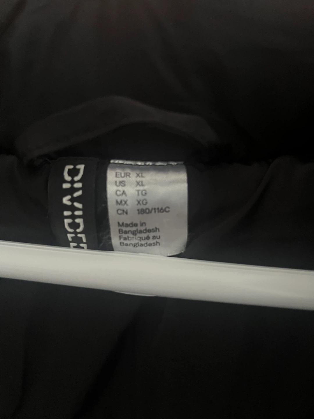 Divided by H&M Black Puffer Coat XL 🧡 - photo 2