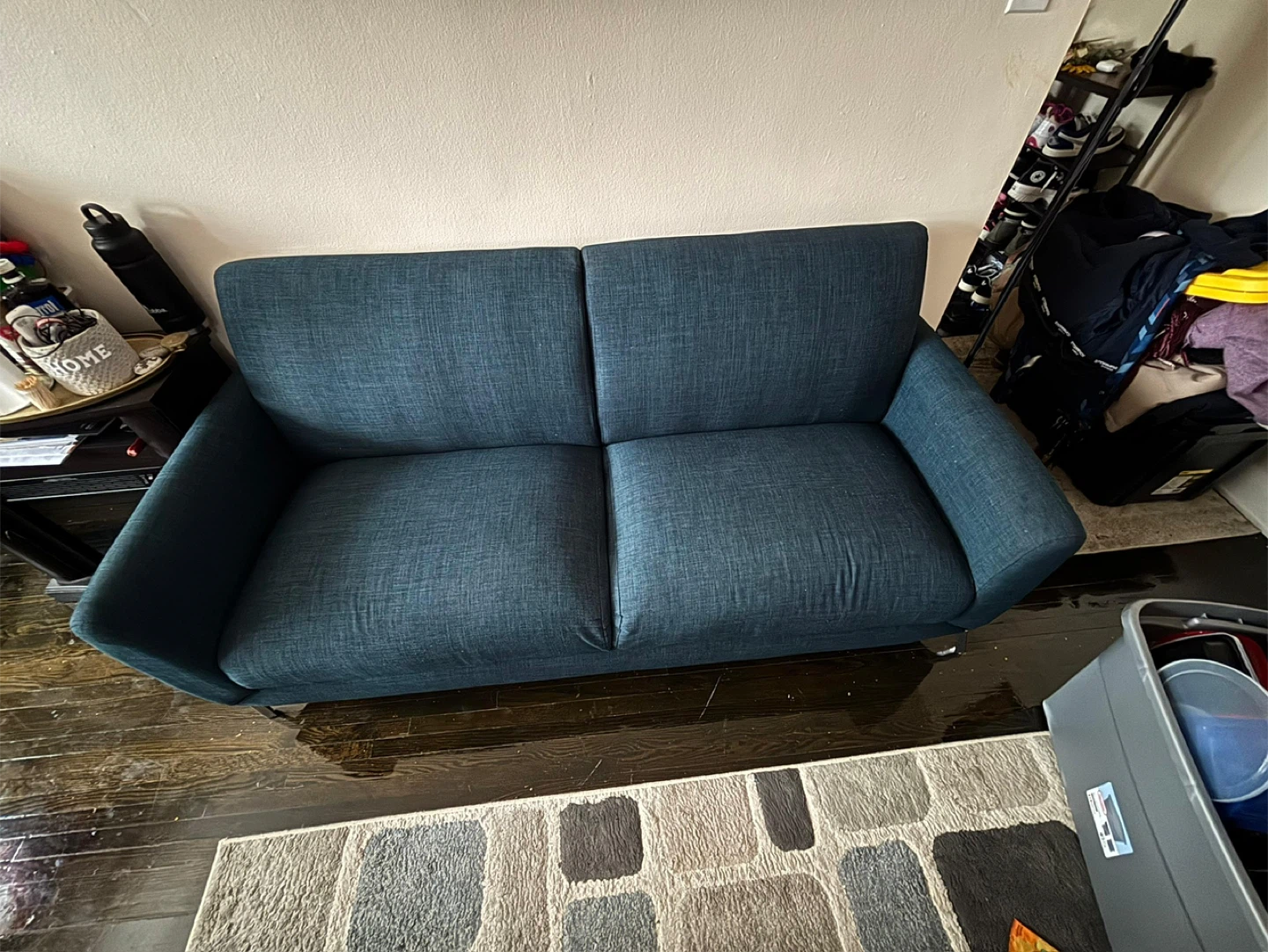 Teal Blue Armchair