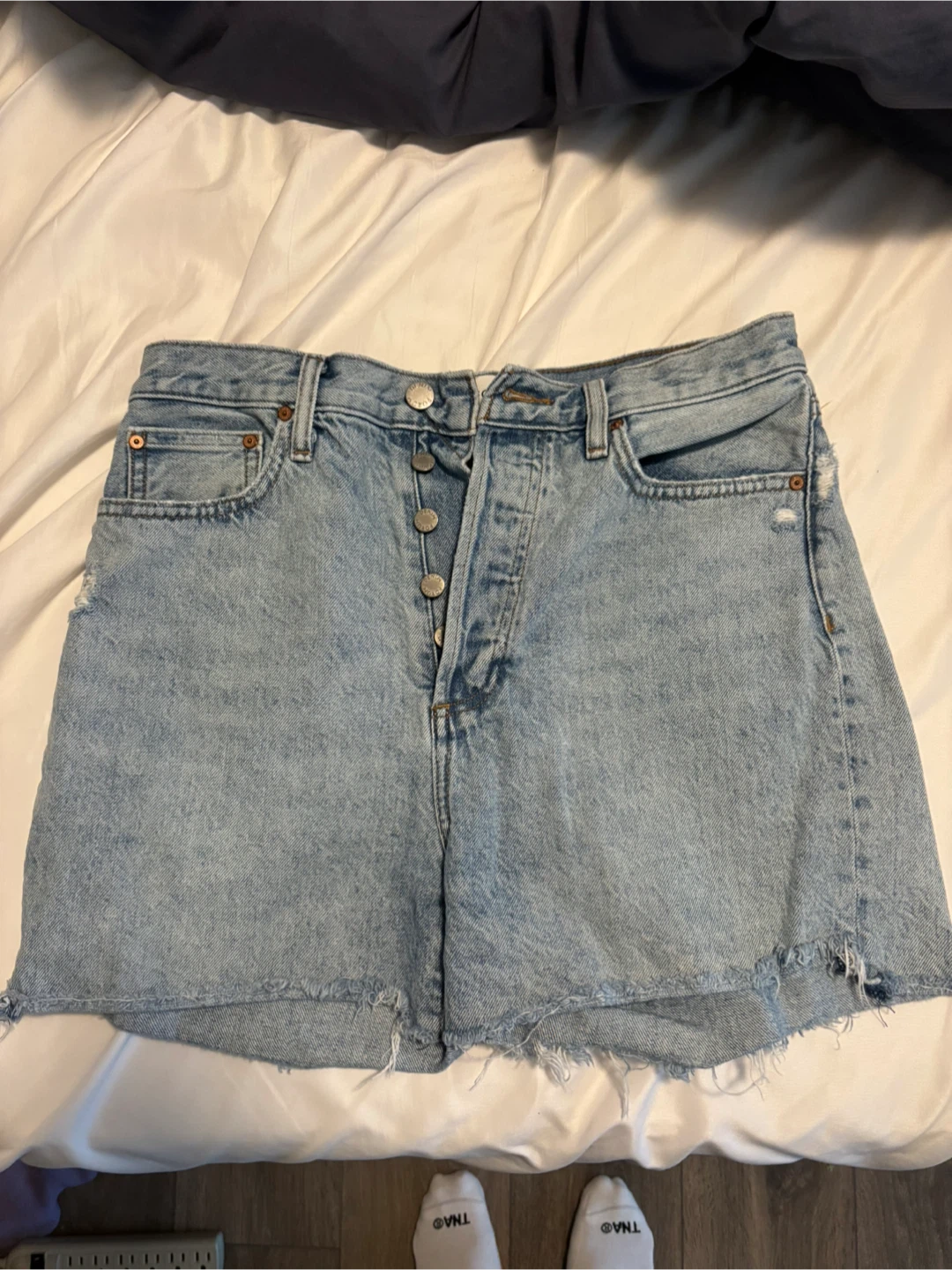 Denim forum shorts