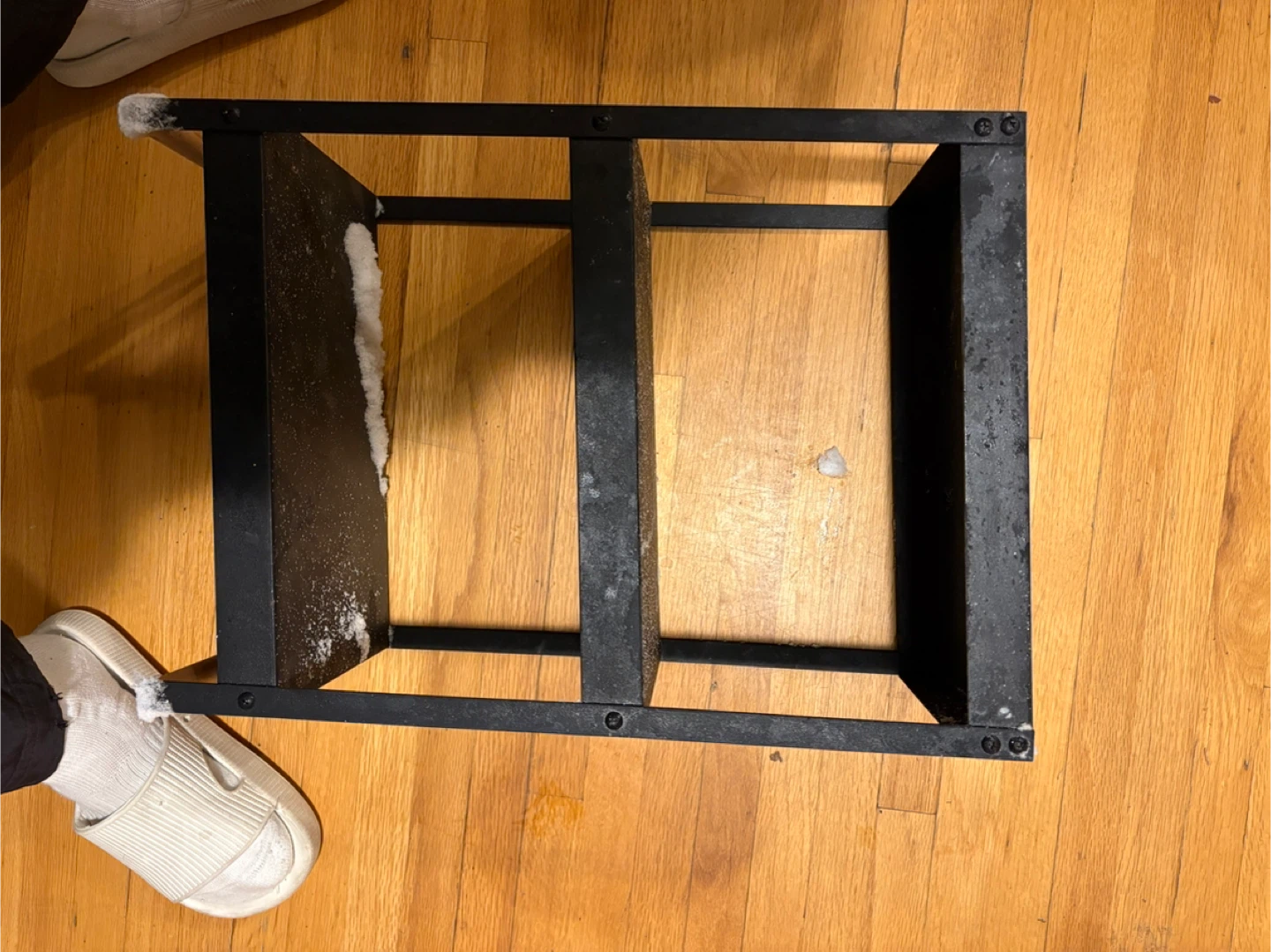 Black 2-Tier Shelf Unit - photo 5