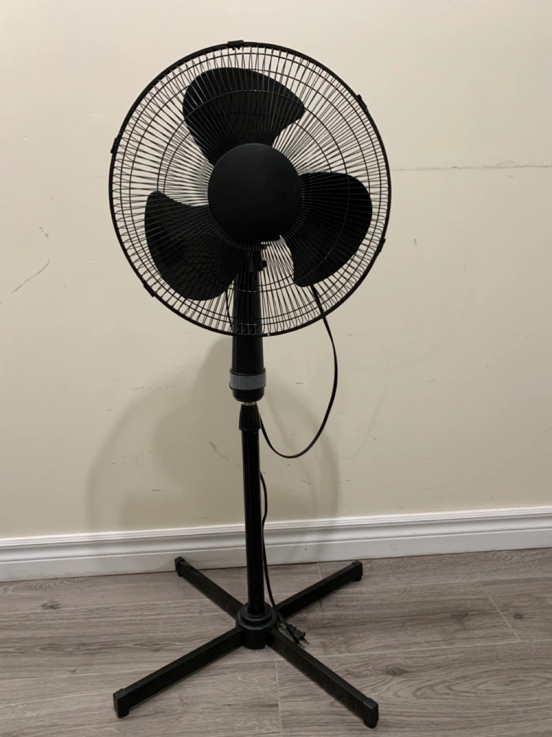 Black Stand Fan