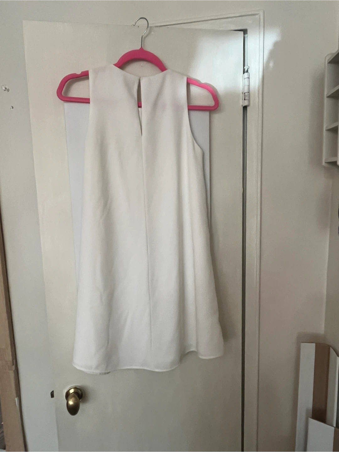 Zara White small Sleeveless Shift Dress - photo 5