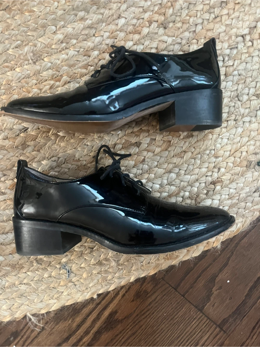 Louise et Cie Black Patent Leather Oxford size 10 Shoes - photo 2