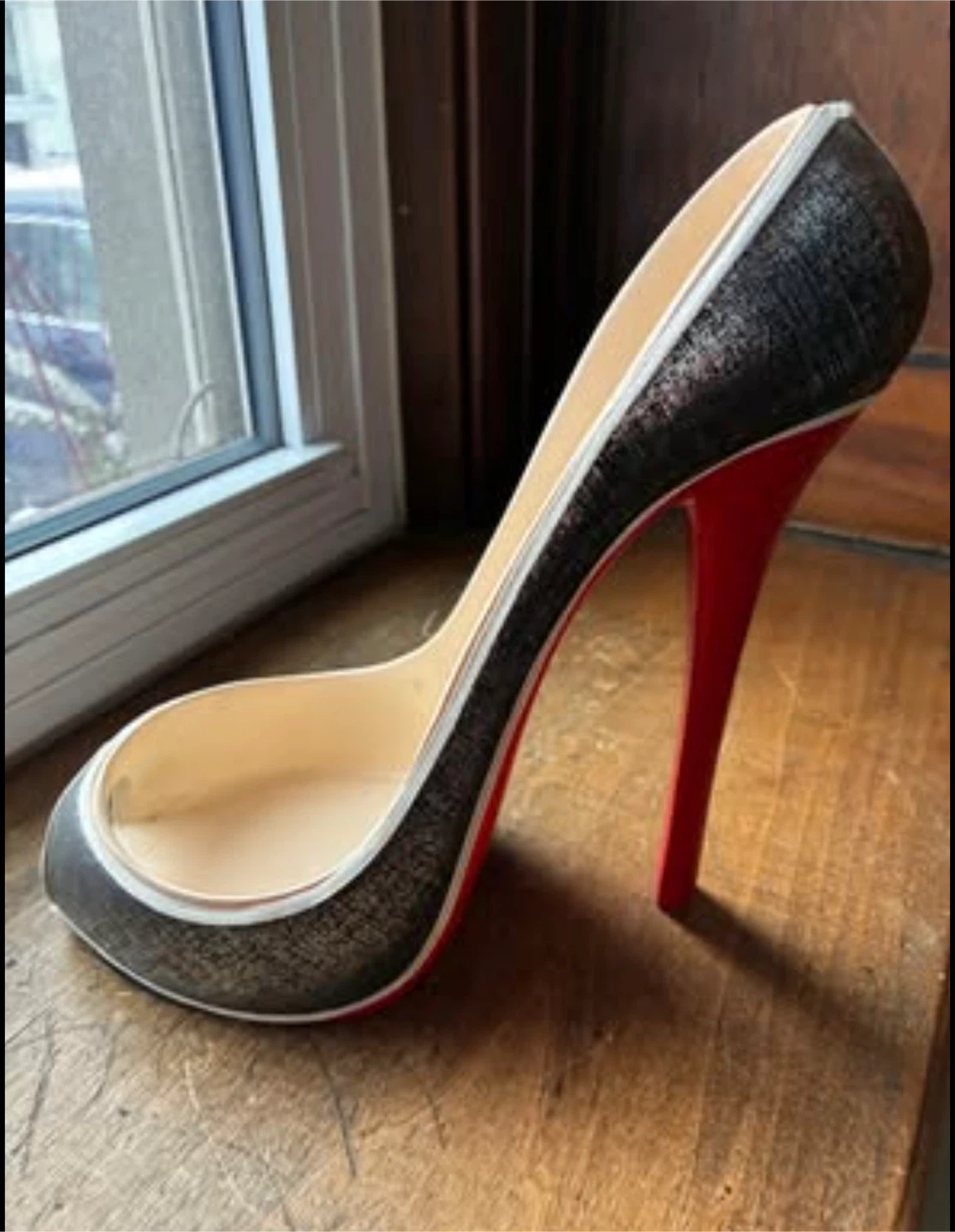 Stiletto high heel wine bottle holder shoe  women's - photo 4