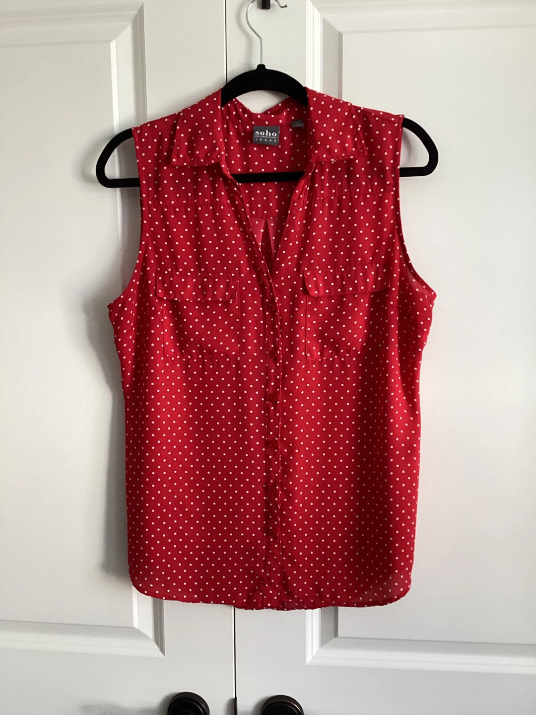 SOHO JEANS SLEEVELESS BLOUSE