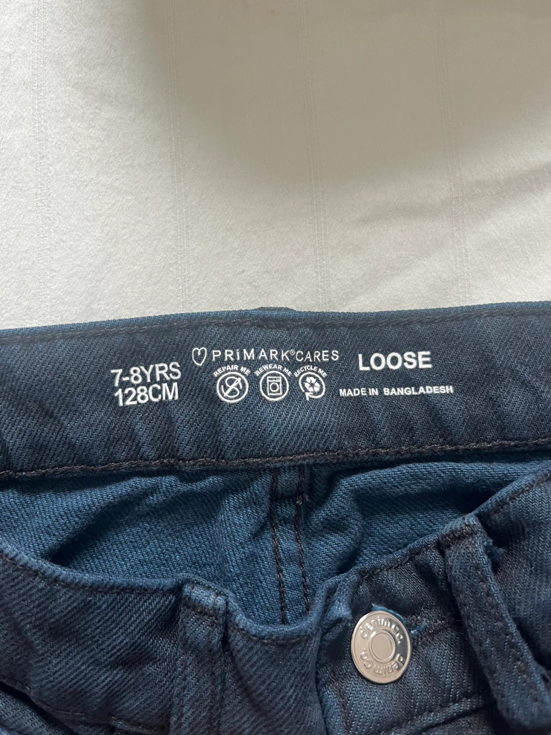 Primark Cares Loose Jeans - Size 7-8 Yrs 🧡 - photo 2