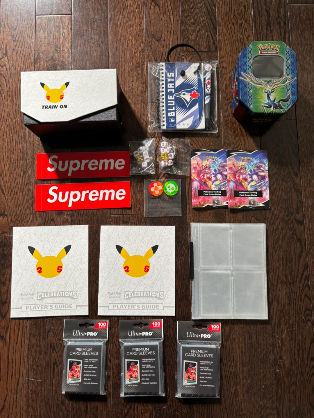 Supreme, Toronto Blue Jays & Pokemon Accessories Lot