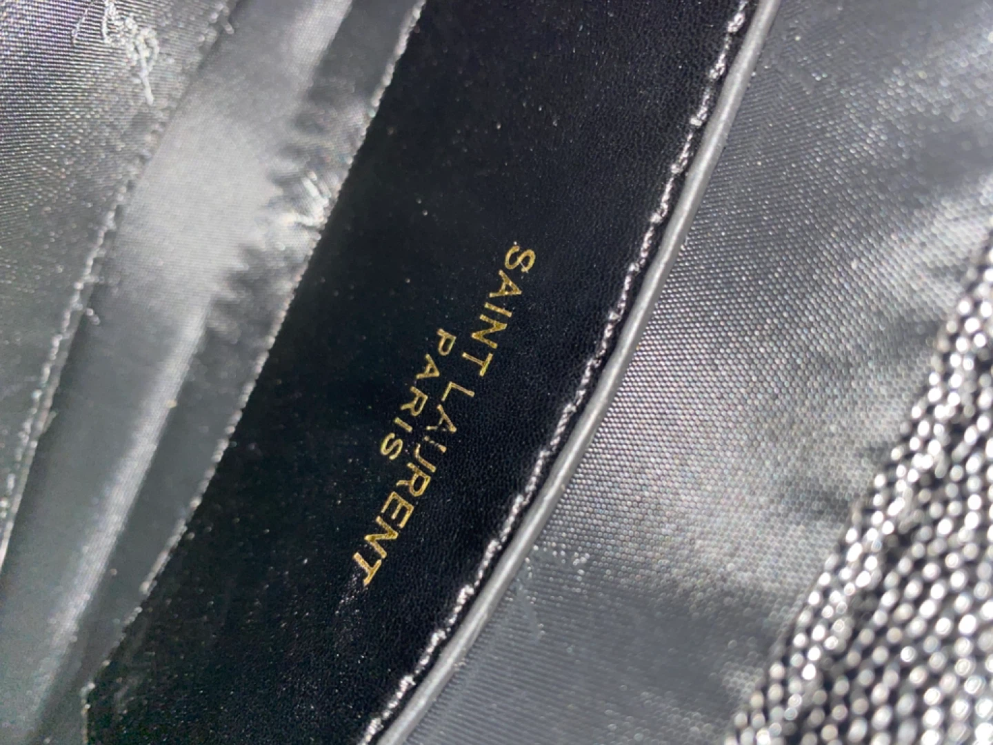Saint Laurent Paris Black Quilted Wallet - photo 3