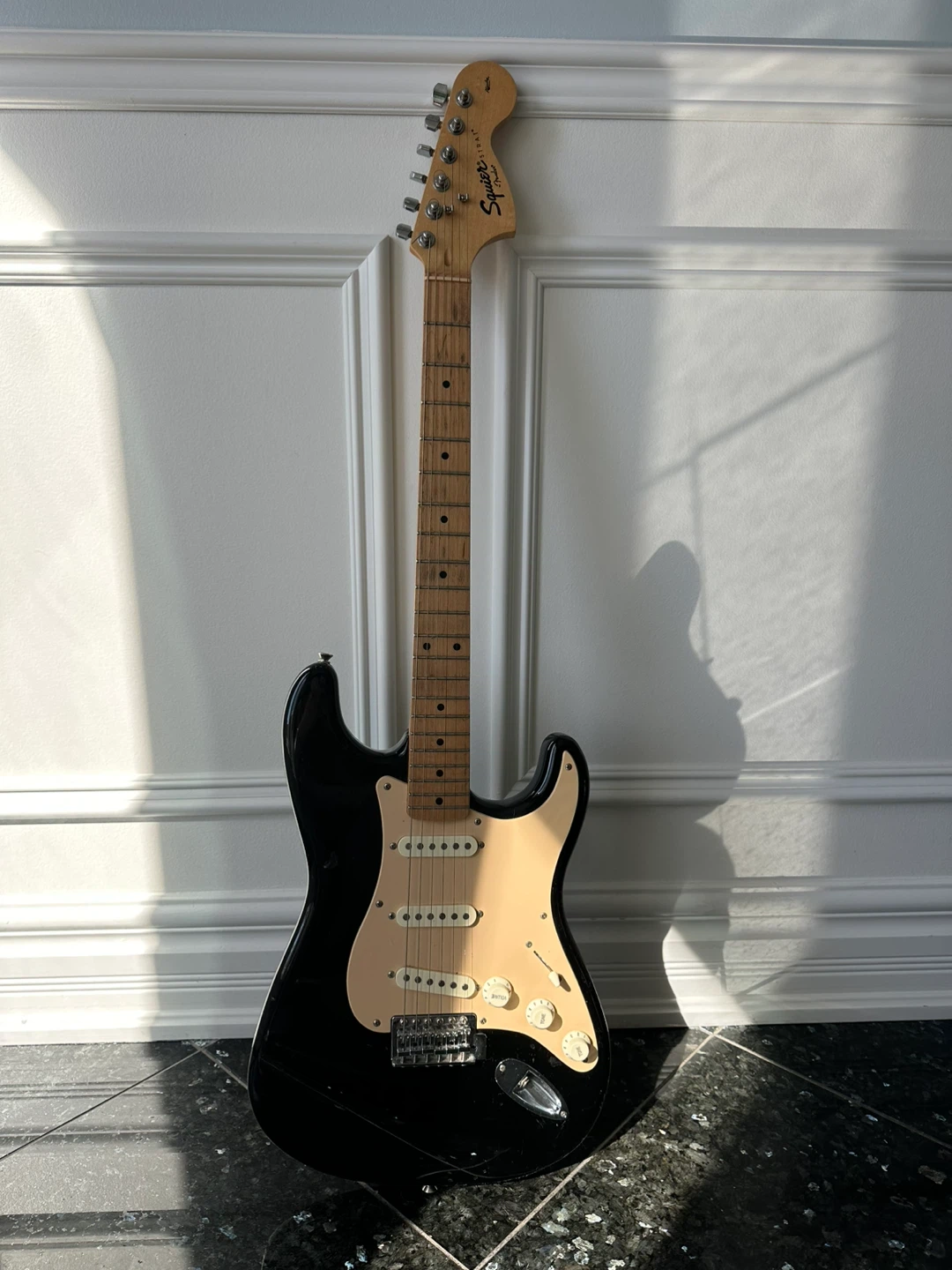 Squier Stratocaster Electric Guitar - Black