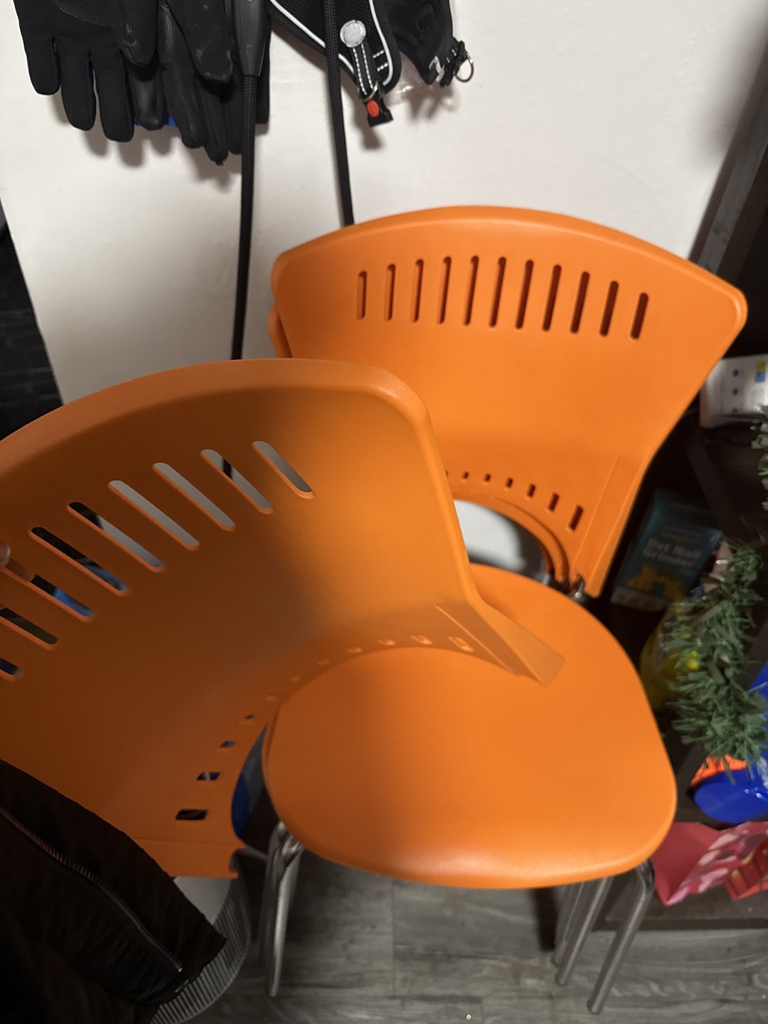Stackable Orange Chairs (Set of 9)/ can be sold single - photo 3