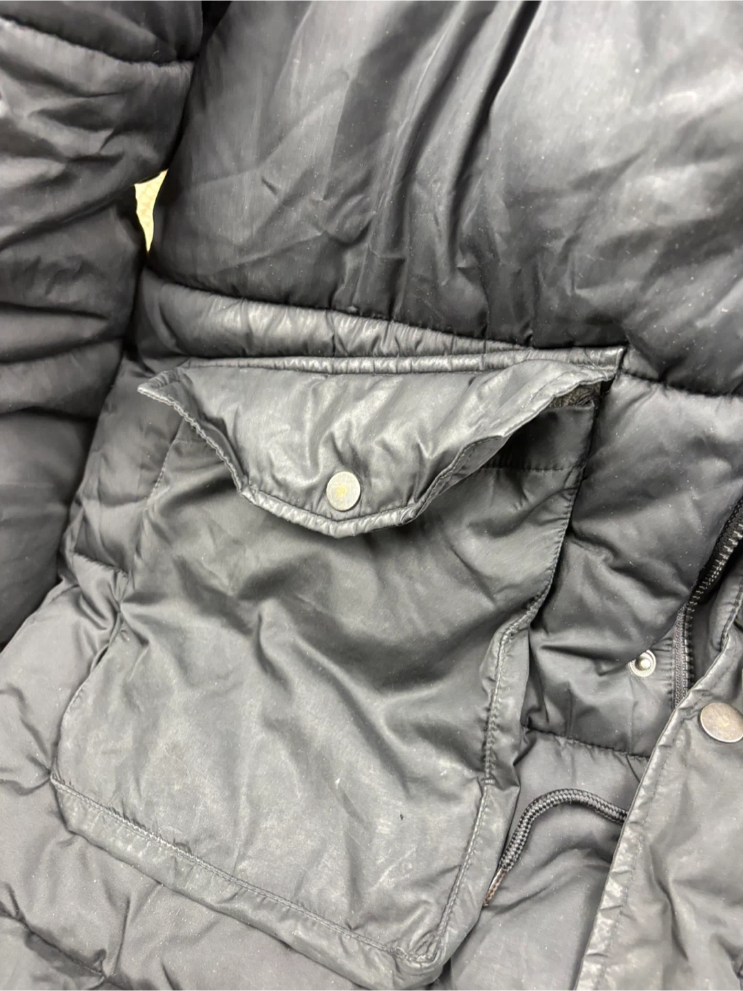 Black Puffer winter Coat with Hood Womens size S 🧡 - photo 4