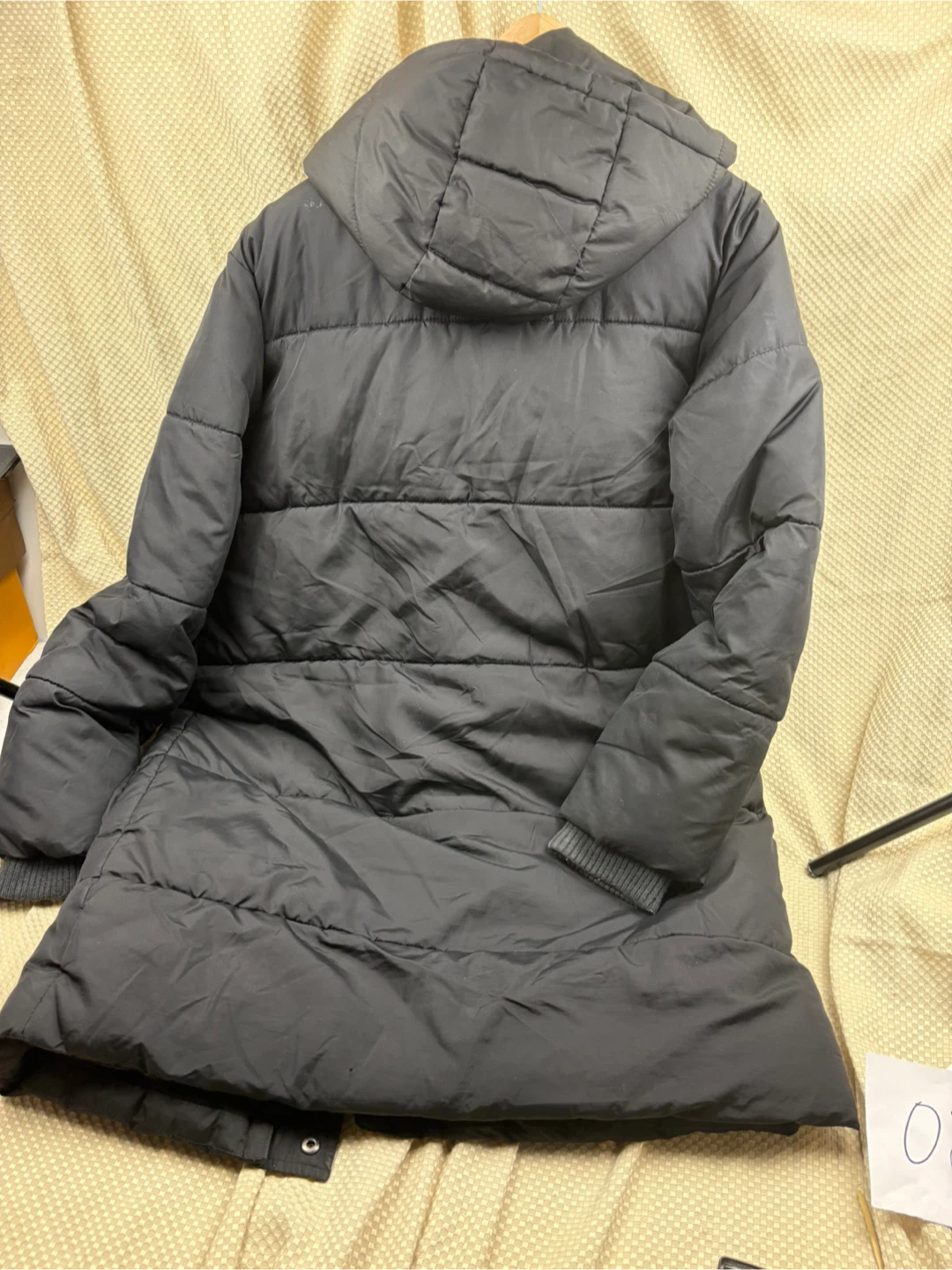 Black Puffer winter Coat with Hood Womens size S 🧡 - photo 5