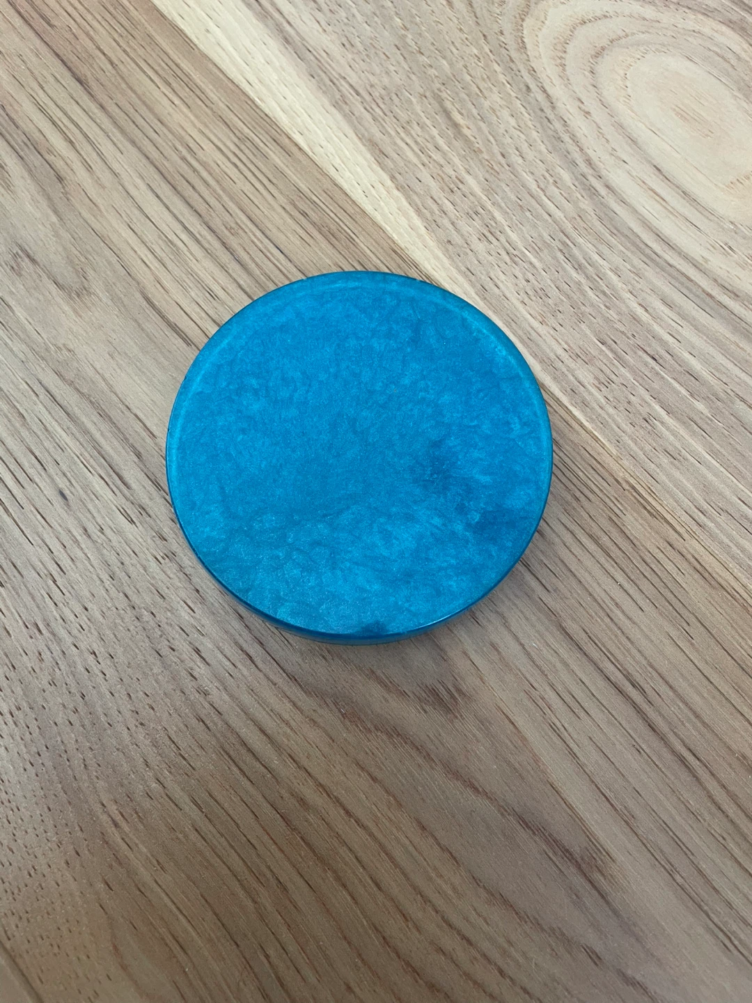 Blue Resin Coaster