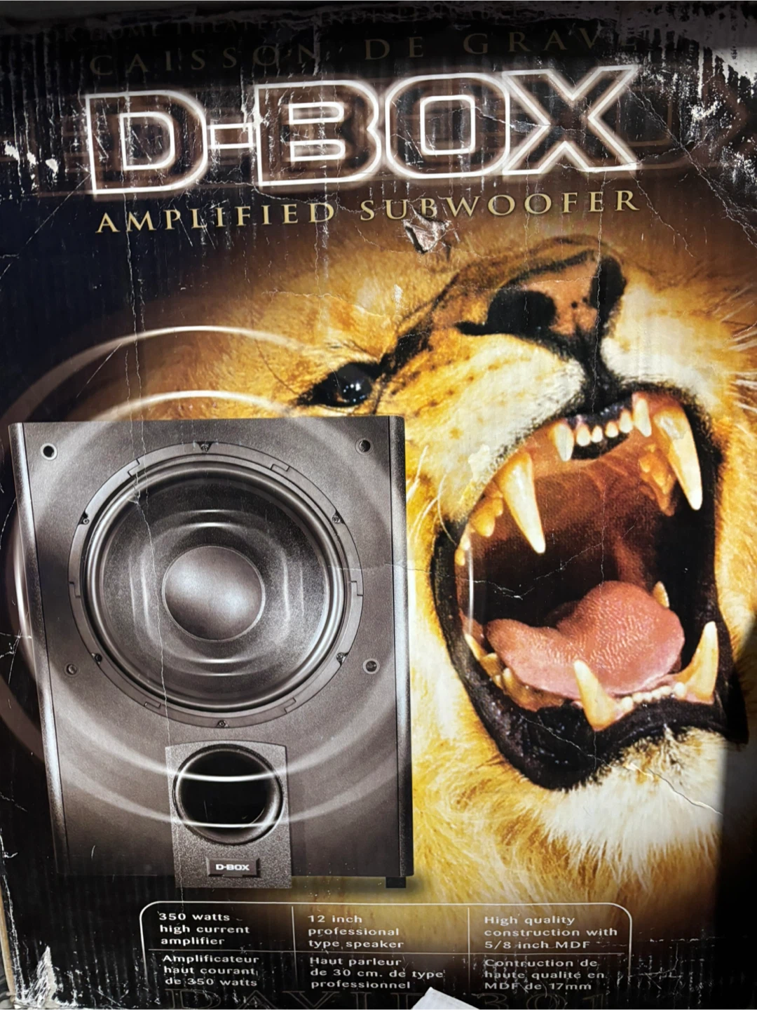 D-Box Amplified Subwoofer