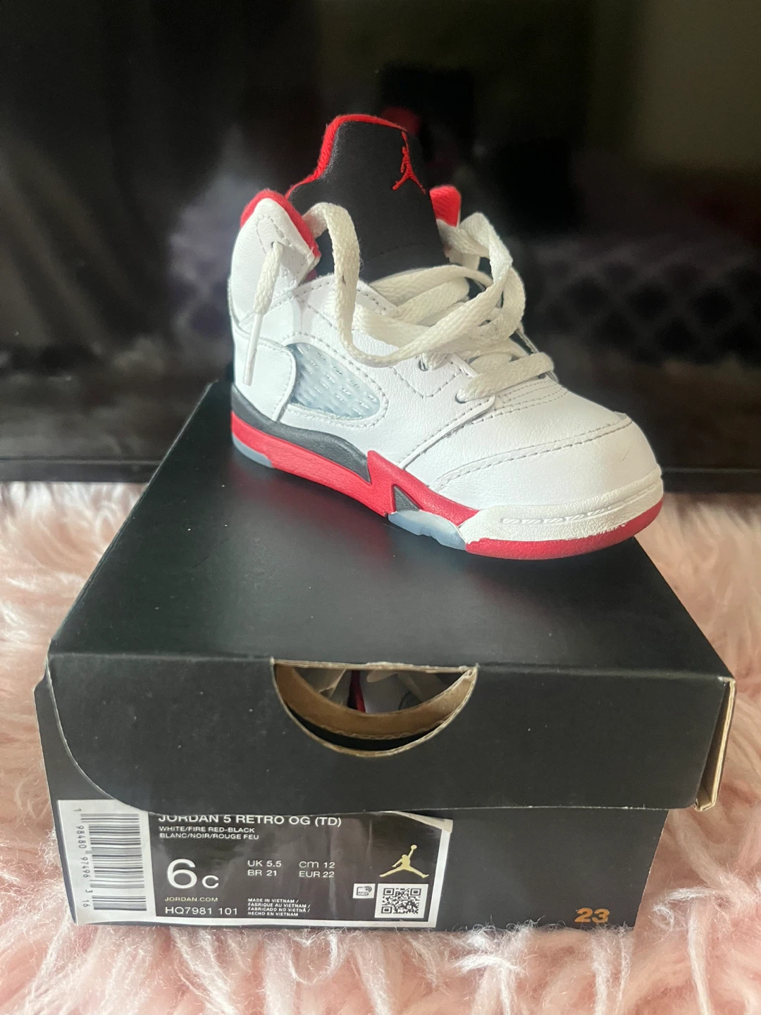 Jordan 5 Retro OG (TD) Toddler Shoes