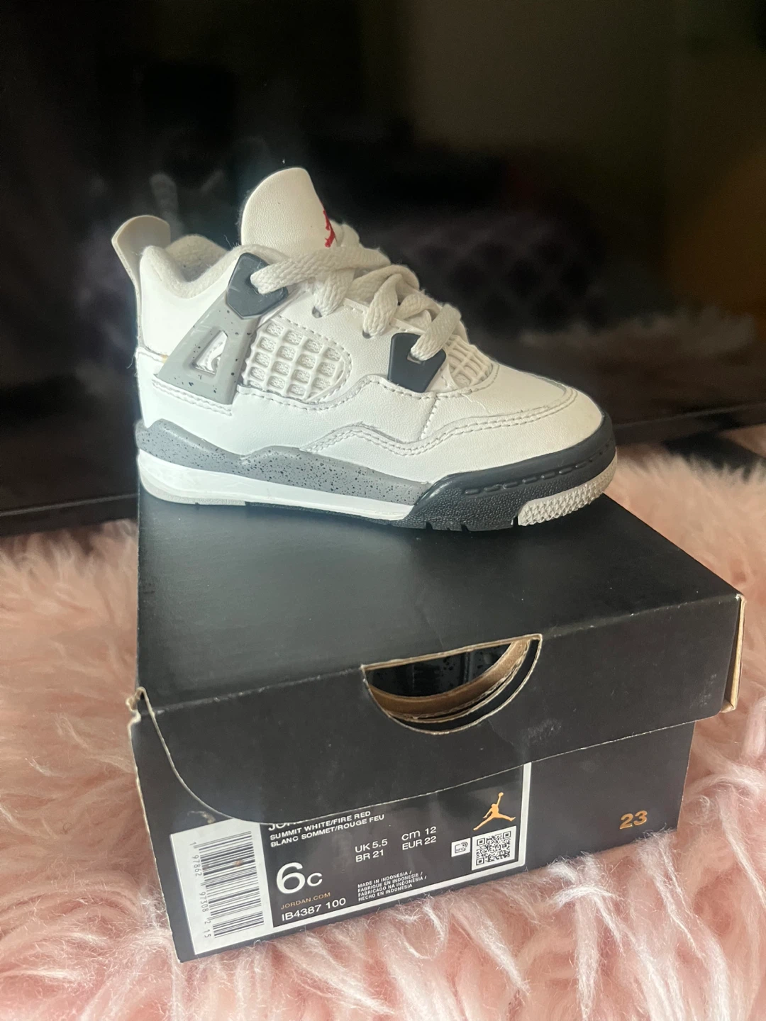 Jordan 4 Retro TD "White Fire Red"