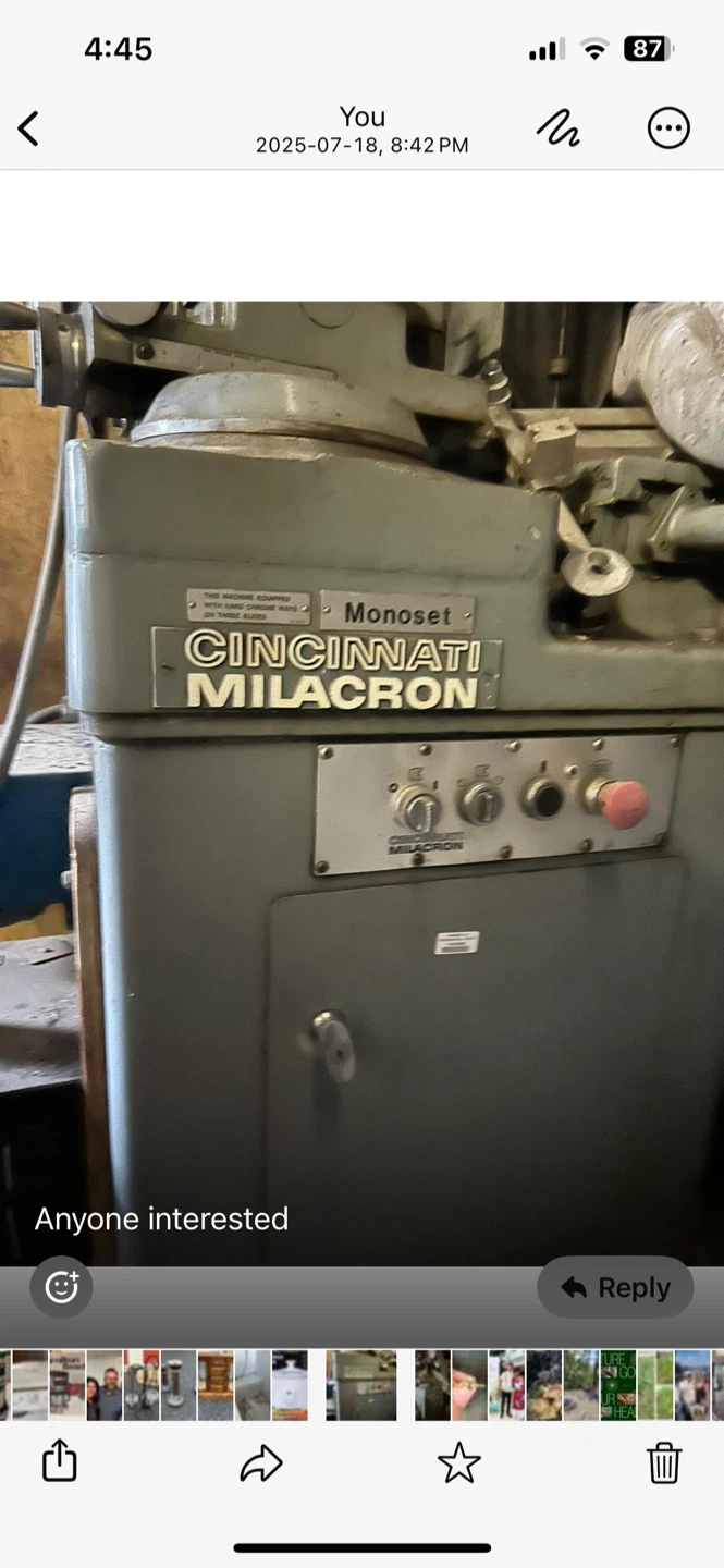 Cincinnati Milacron Grinder