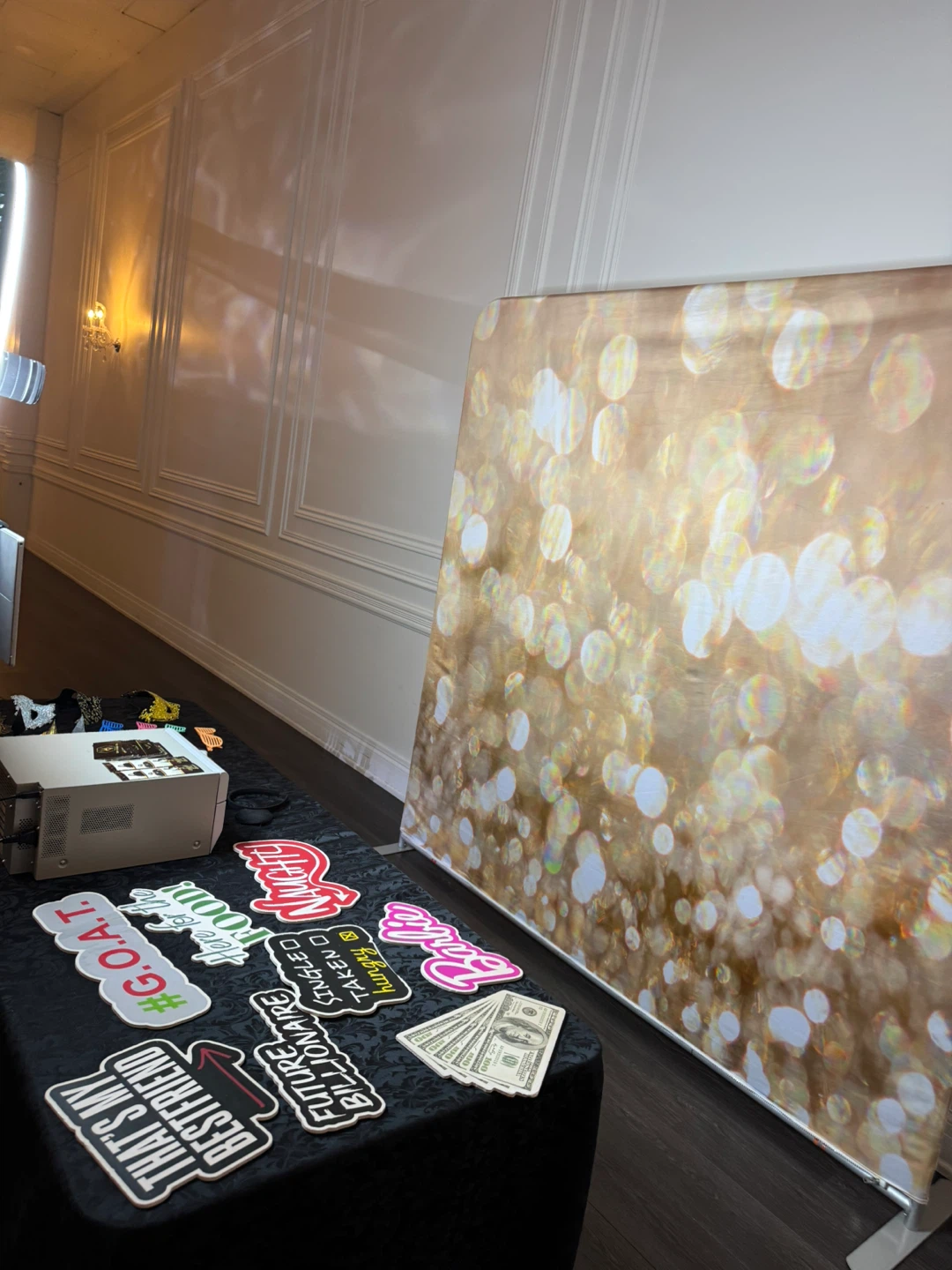 Photo Booth Props and Backdrop