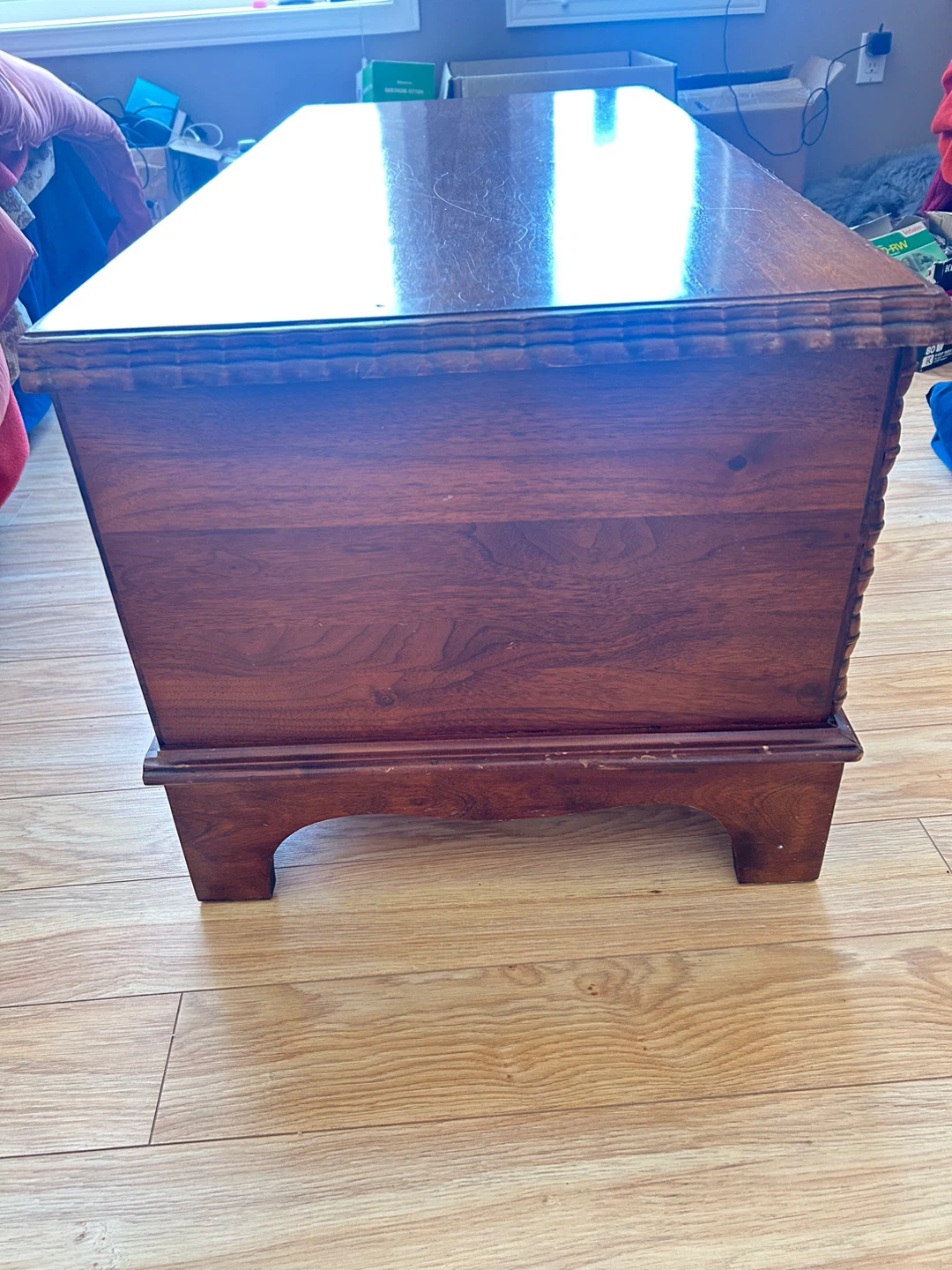 Vintage Wooden Cedar Lined Chest (PRICE FIRM) - photo 5