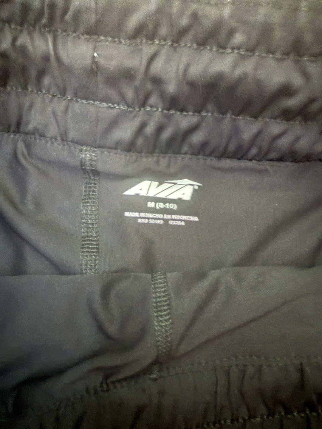WOMENS Avia Black Athletic Shorts Size Medium with liner Black - photo 5