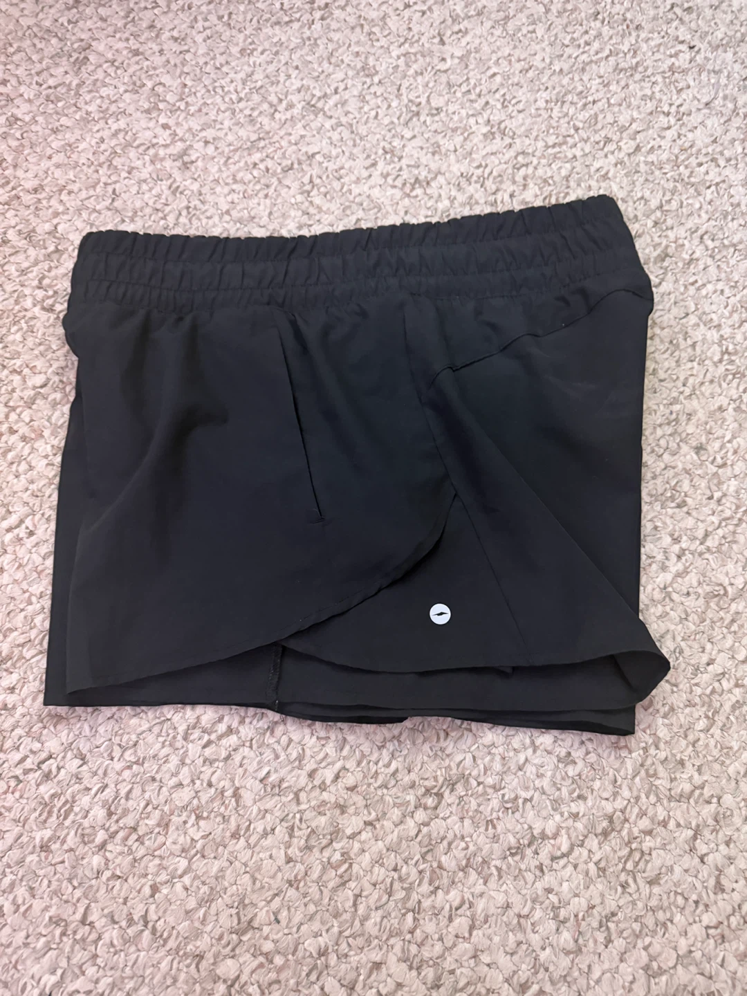 WOMENS Avia Black Athletic Shorts Size Medium with liner Black - photo 2