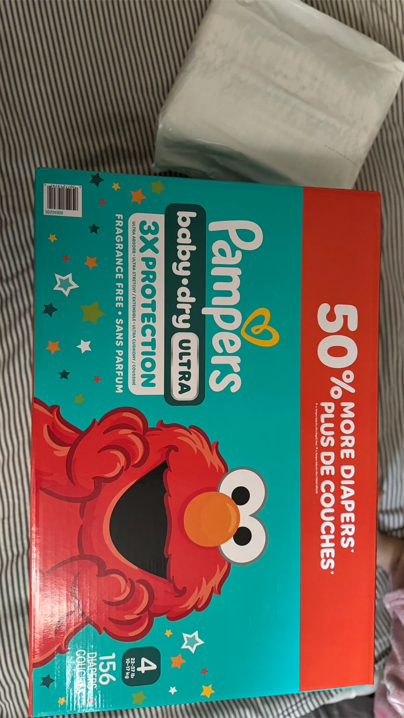 Pampers Baby-Dry Ultra Size 4 Diapers - 156 Count