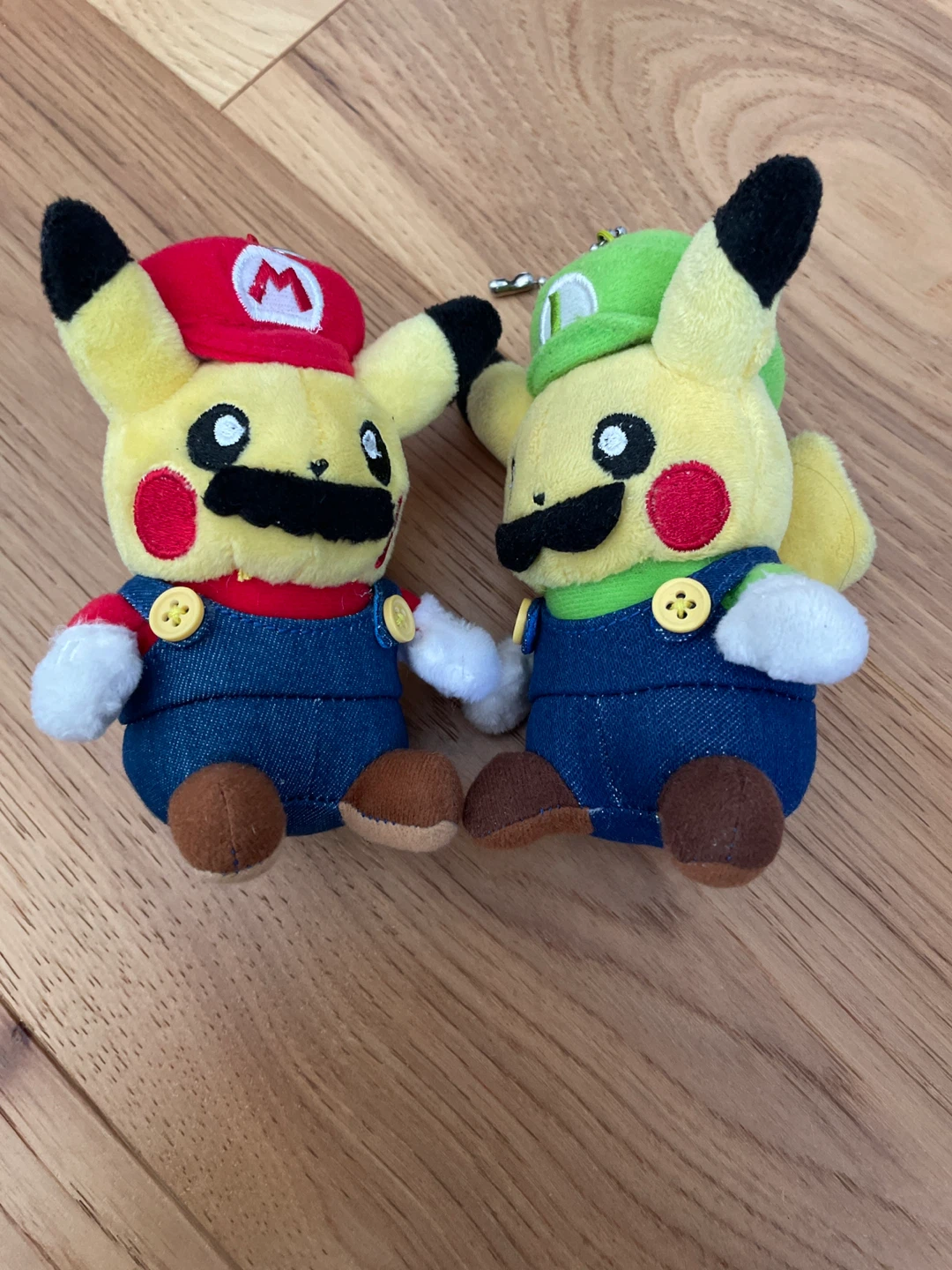 Pikachu Mario & Luigi Keychains
