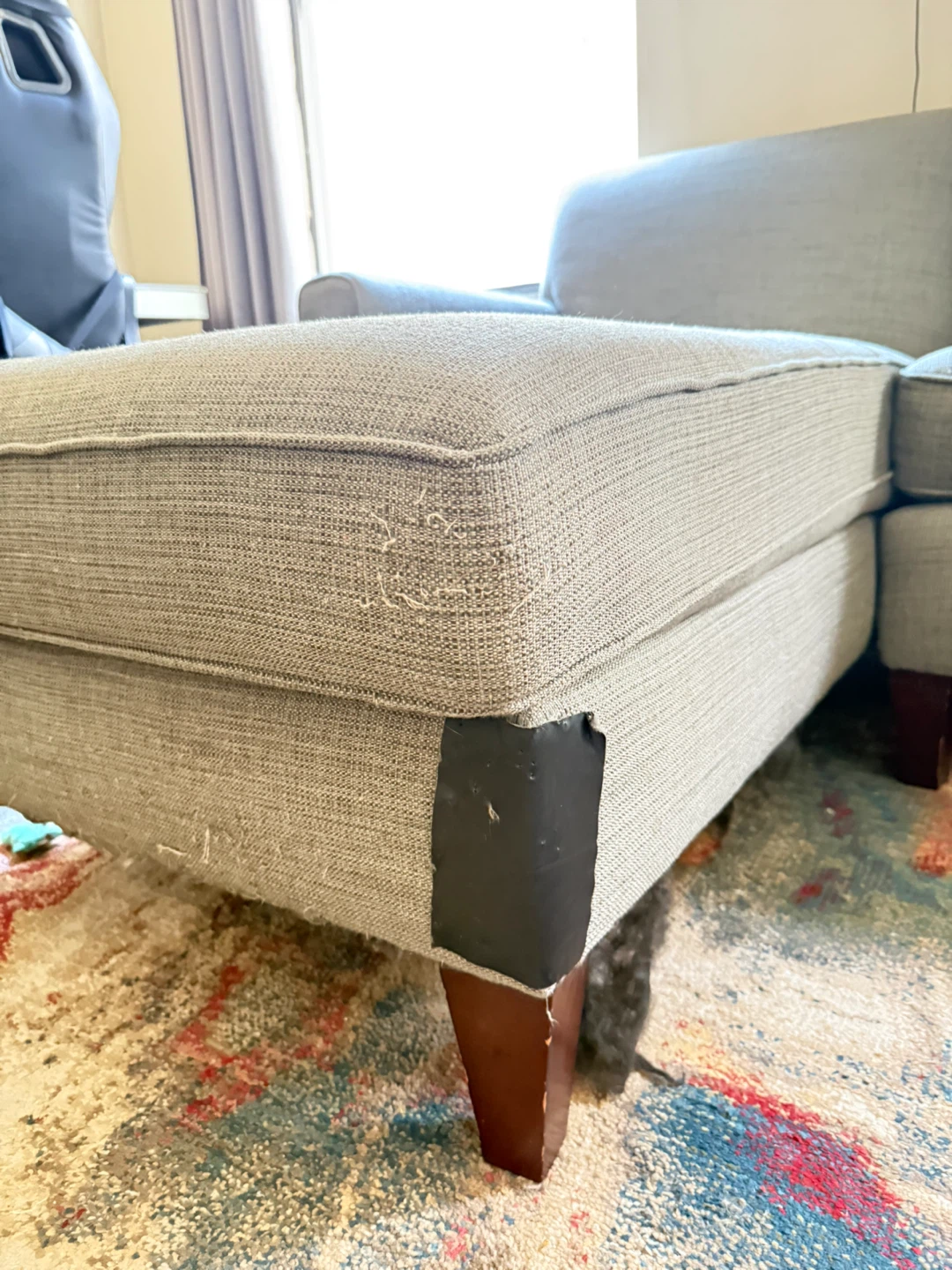 Gray Sectional Sofa with Chaise - photo 4