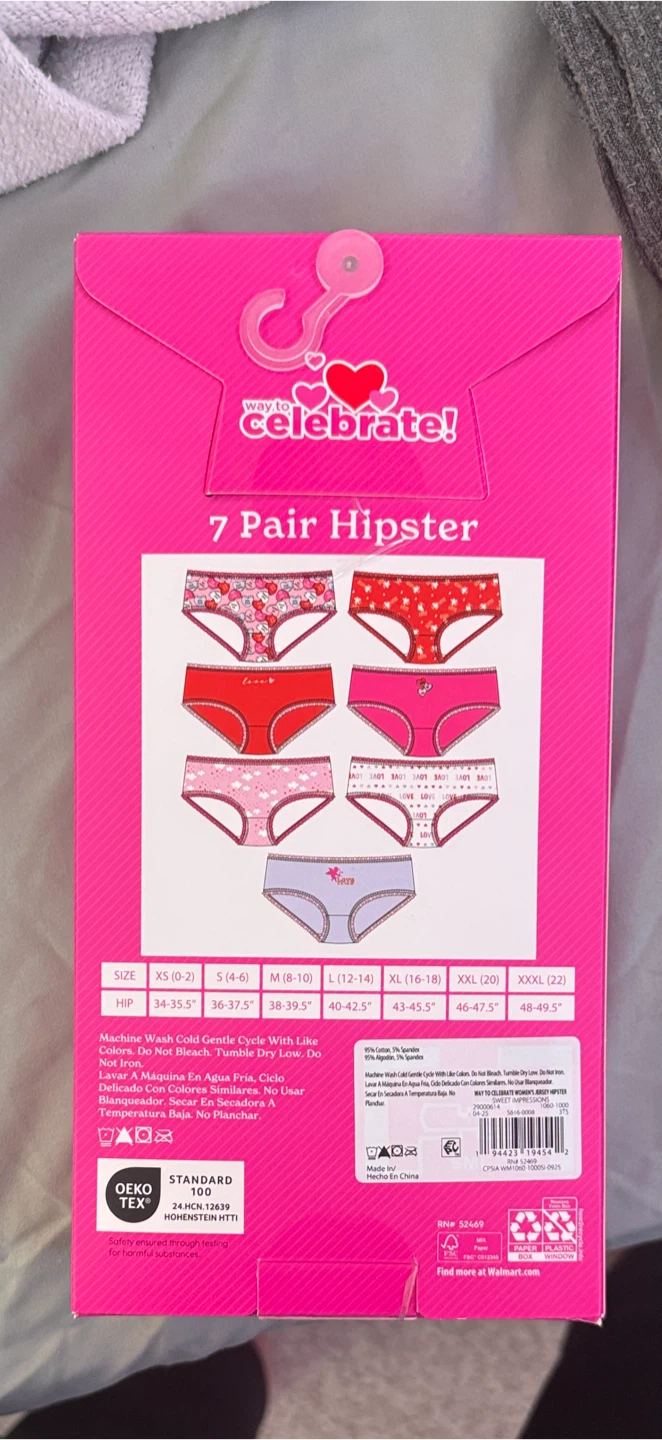 WOMENS 7 Pair Hipster Underwear XL (16-18) - photo 2