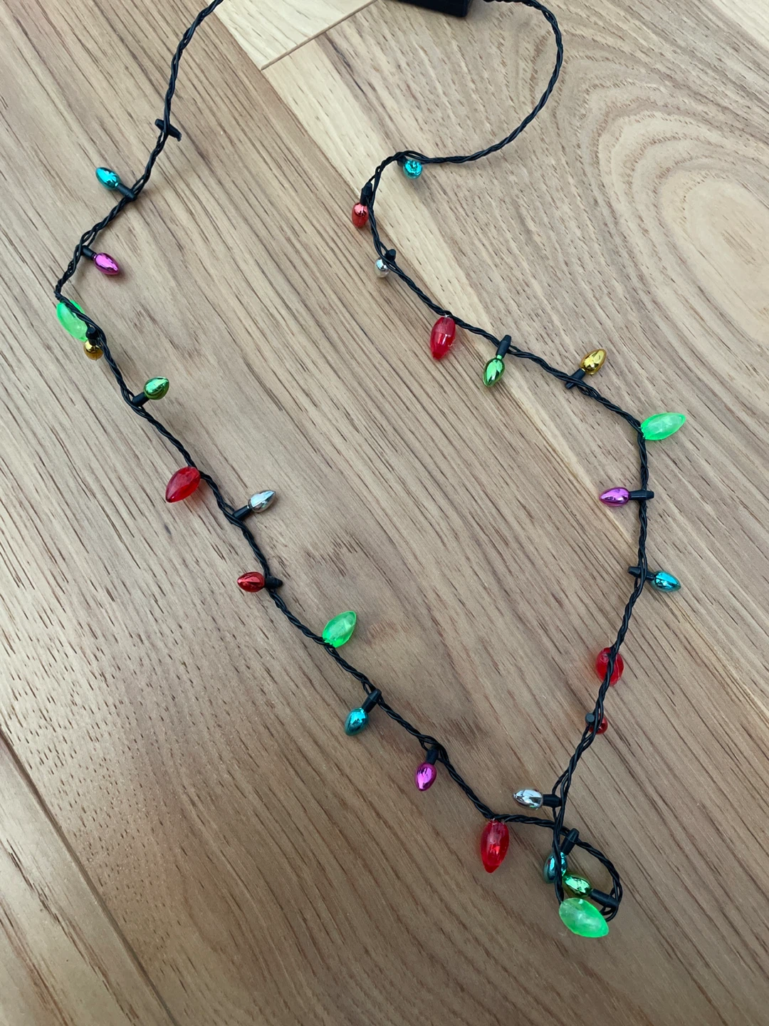 Novelty Christmas Light Necklace