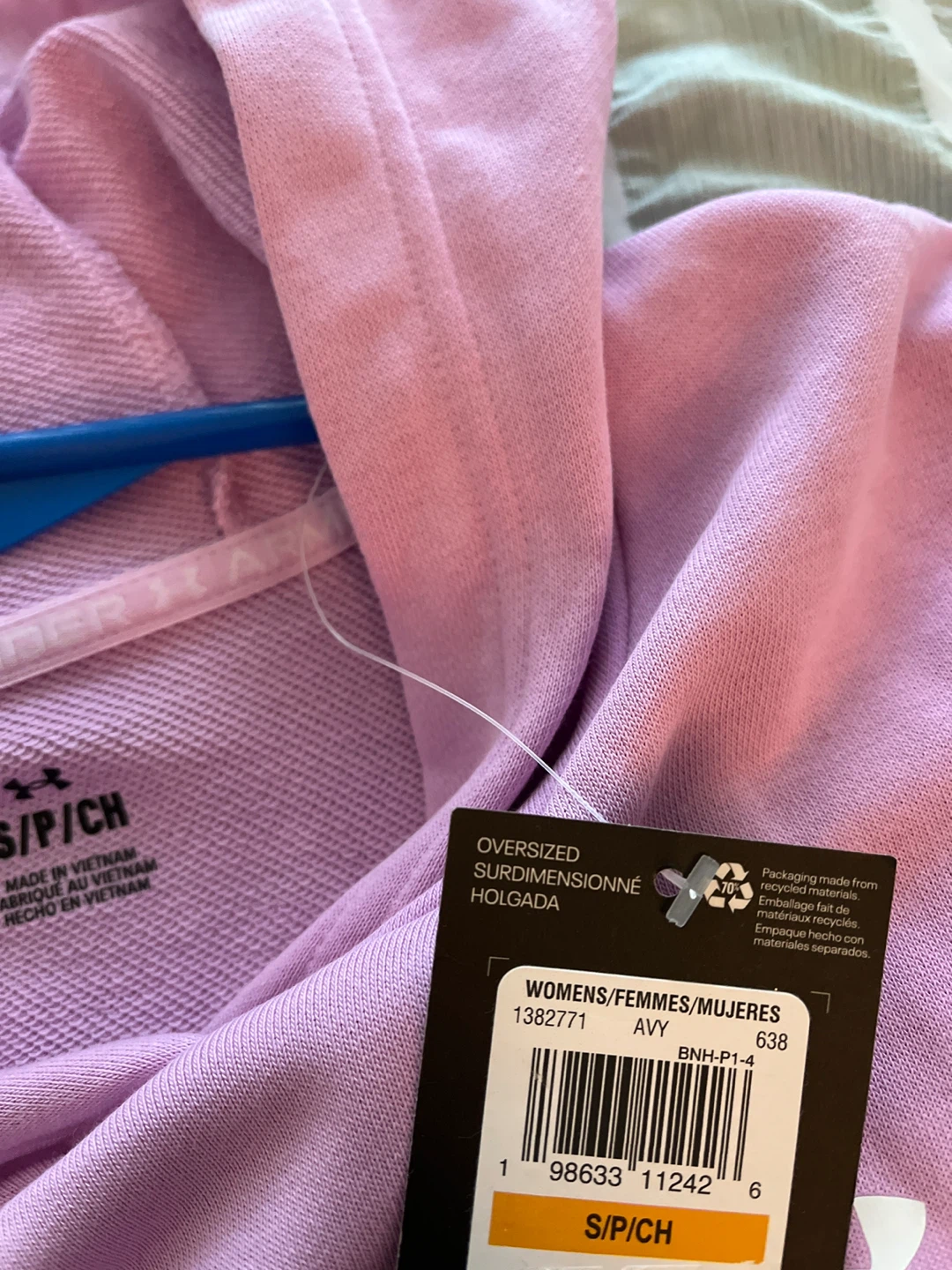Under Armour Pink Hoodie S/P new with tags - photo 2