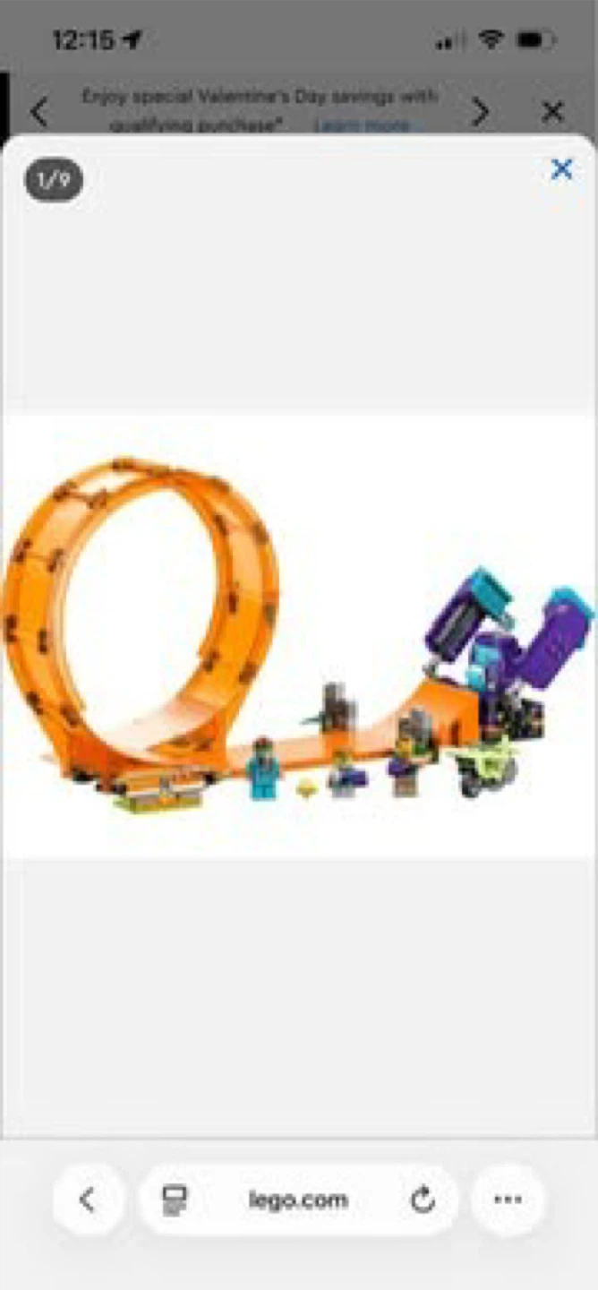 LEGO City Stuntz 60339 Double Loop Dare Stunt Arena Playset - photo 2