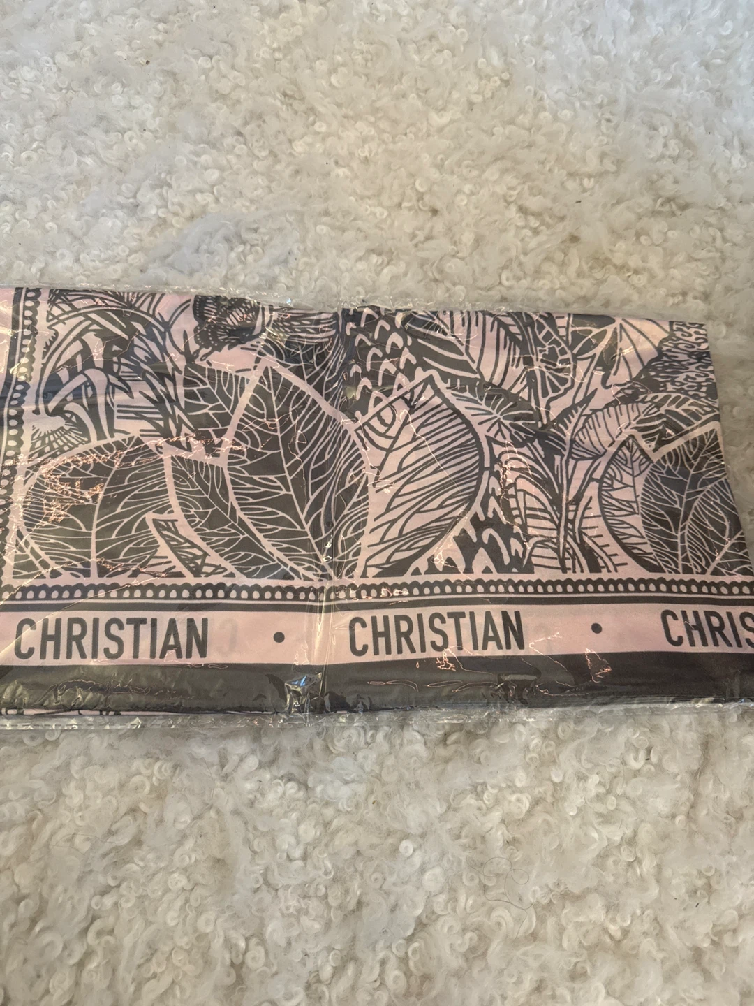 Christian Dior Silk Scarfs - Red, Pink, Black/White - photo 4