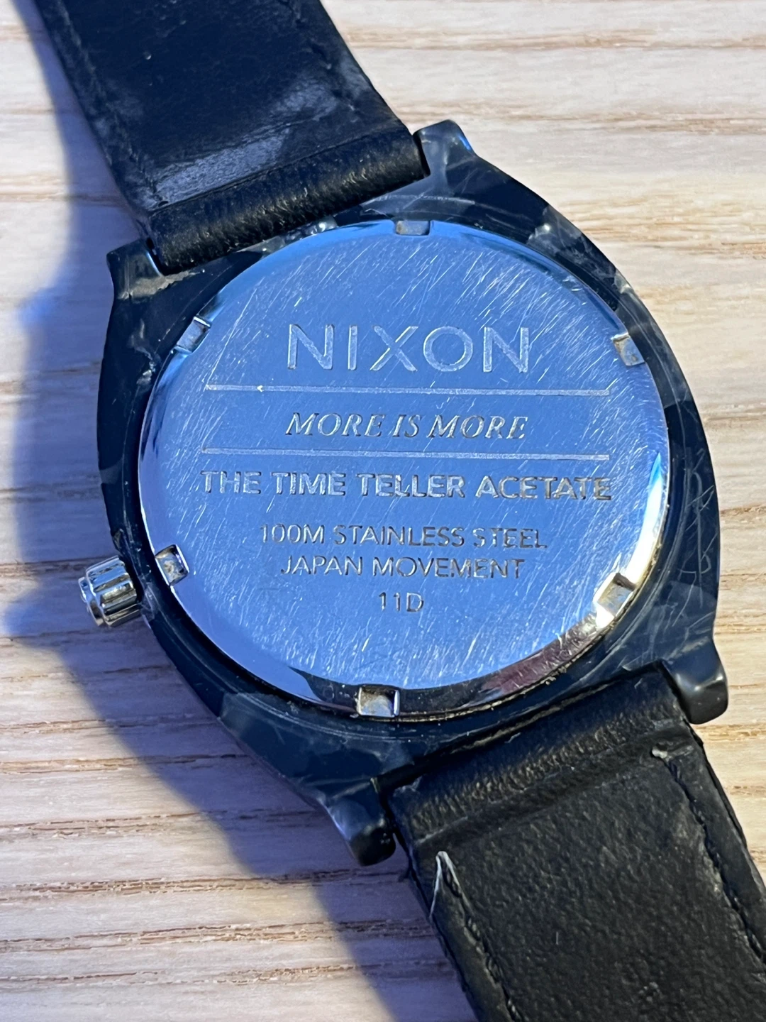 Nixon The Time Teller Acetate Watch - photo 3