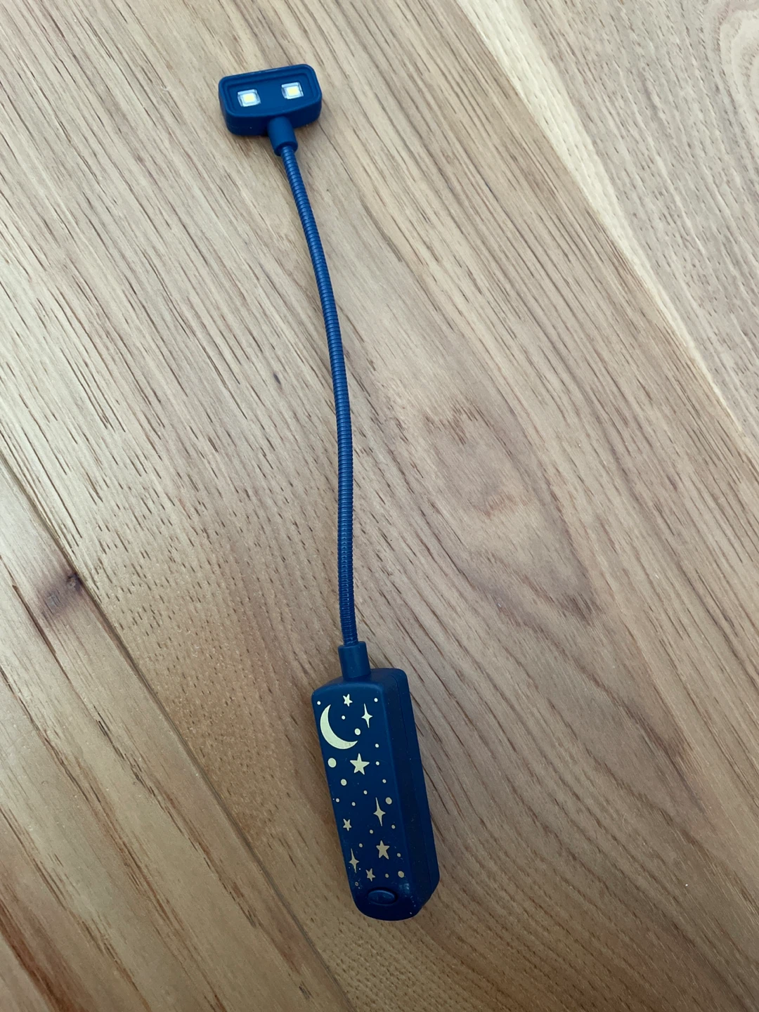 Blue LED Book Light with Moon & Stars Design