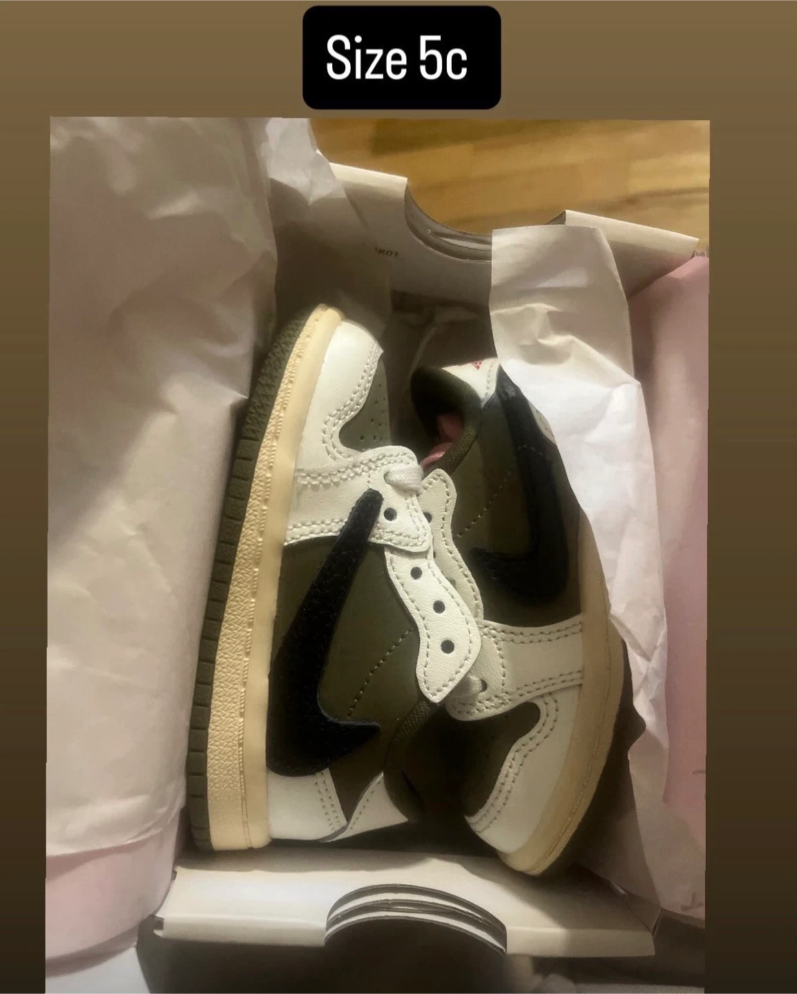 Nike Air Jordan 1 Low Toddler Size 5c