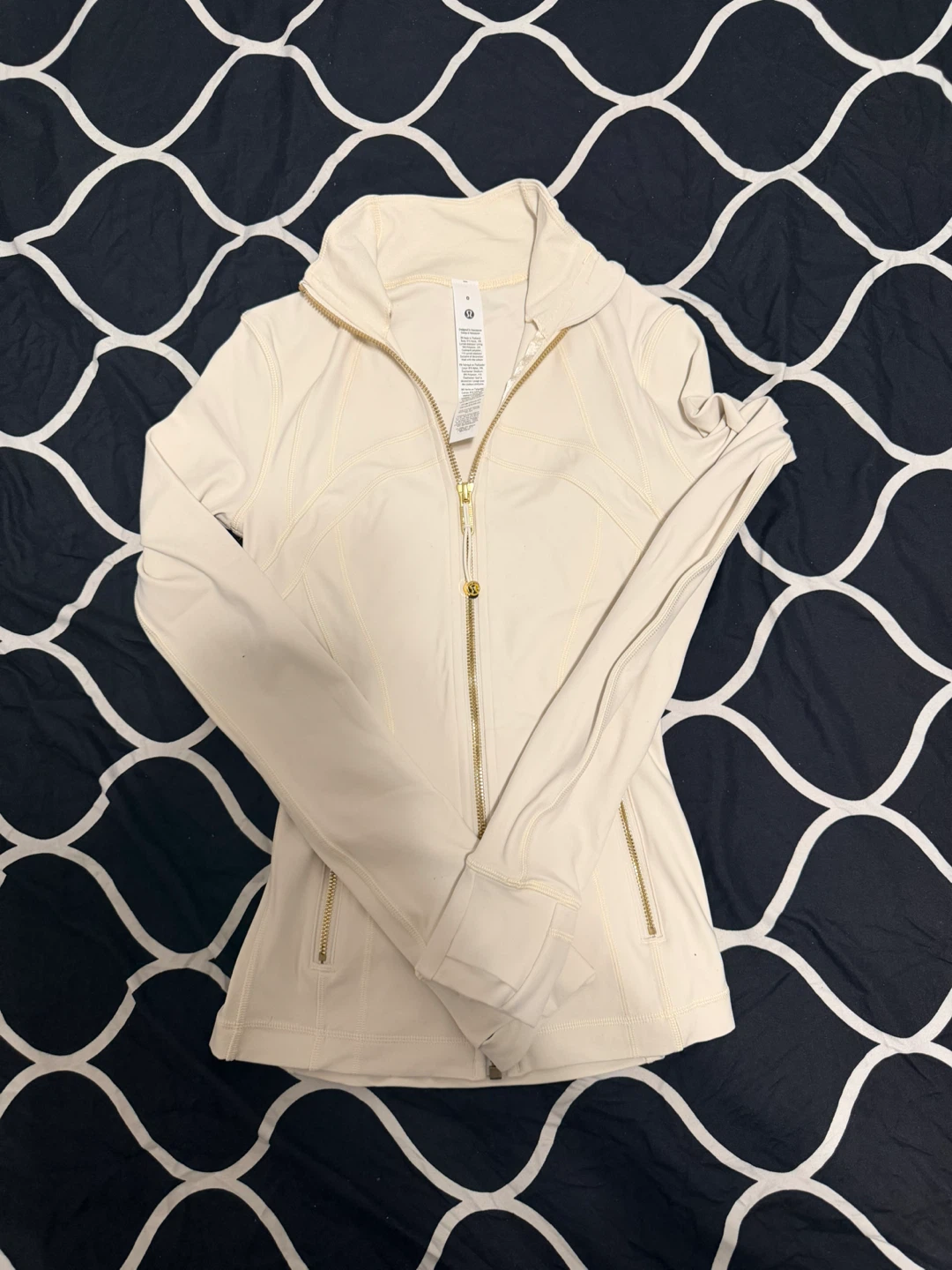 Lululemon Cream Define Jacket Size 0