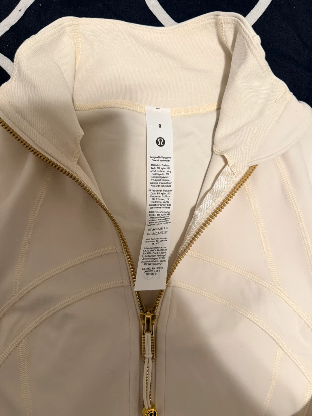 Lululemon Cream Define Jacket Size 0 - photo 2