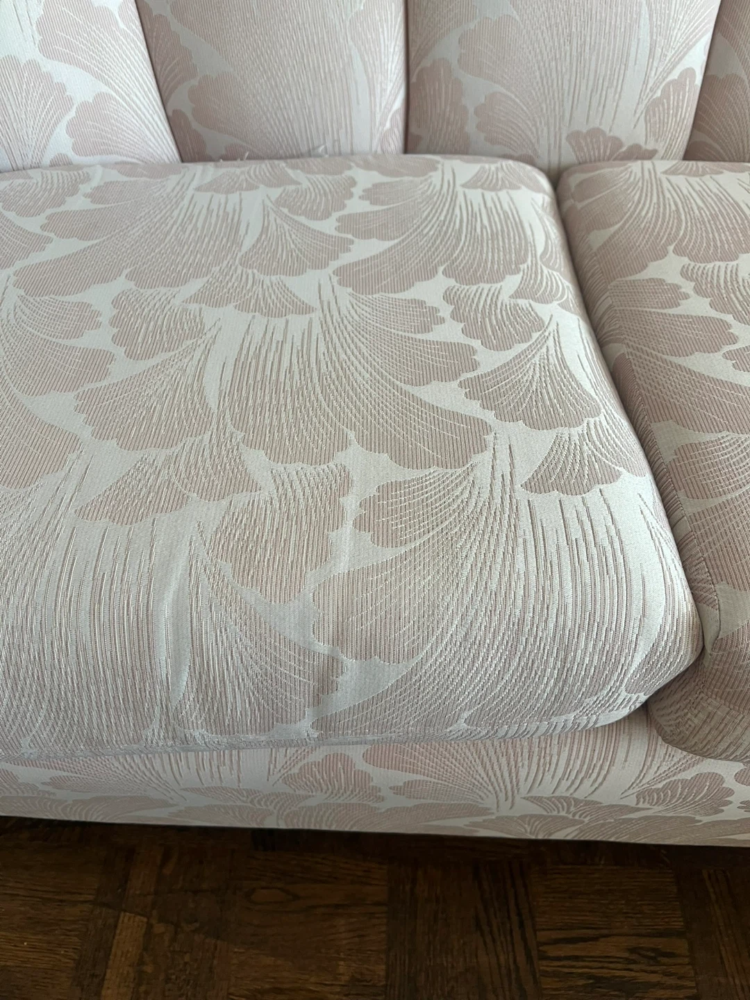 Pink Floral Loveseat - photo 3