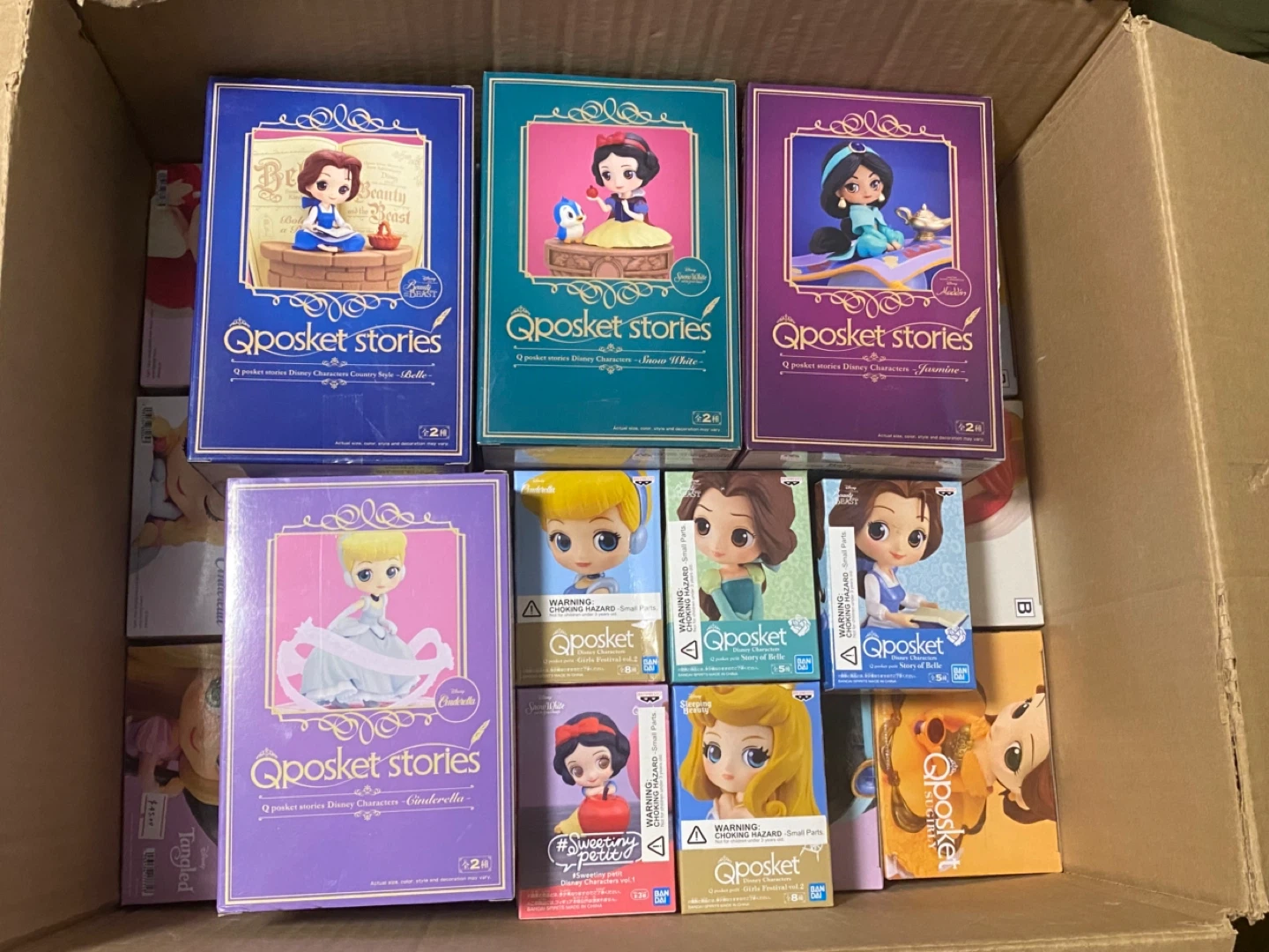 Qposket Disney Princess Figures Lot