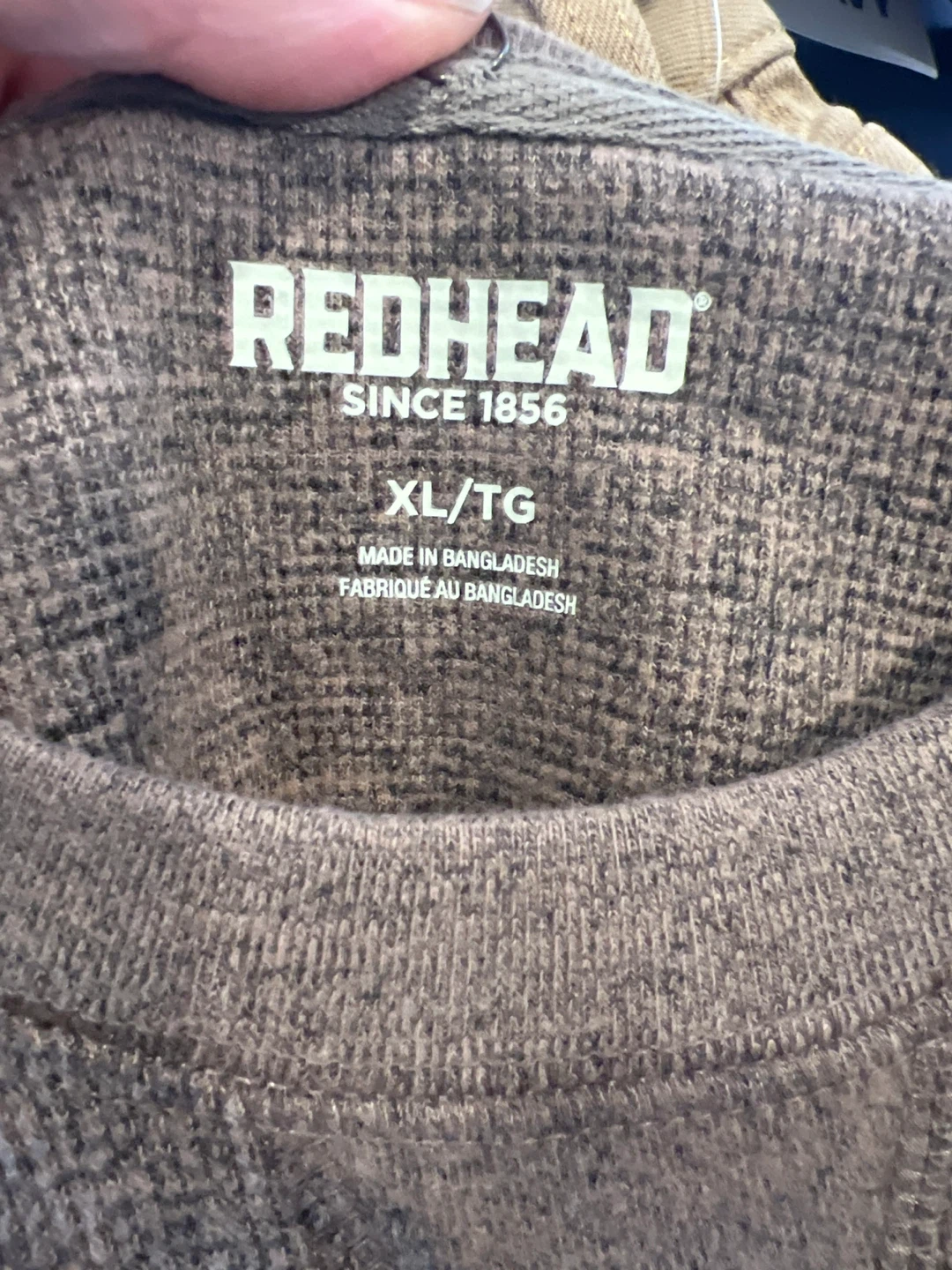 RedHead Driftwood RH Waffle Crew Neck Long Sleeve Shirt XL - photo 4