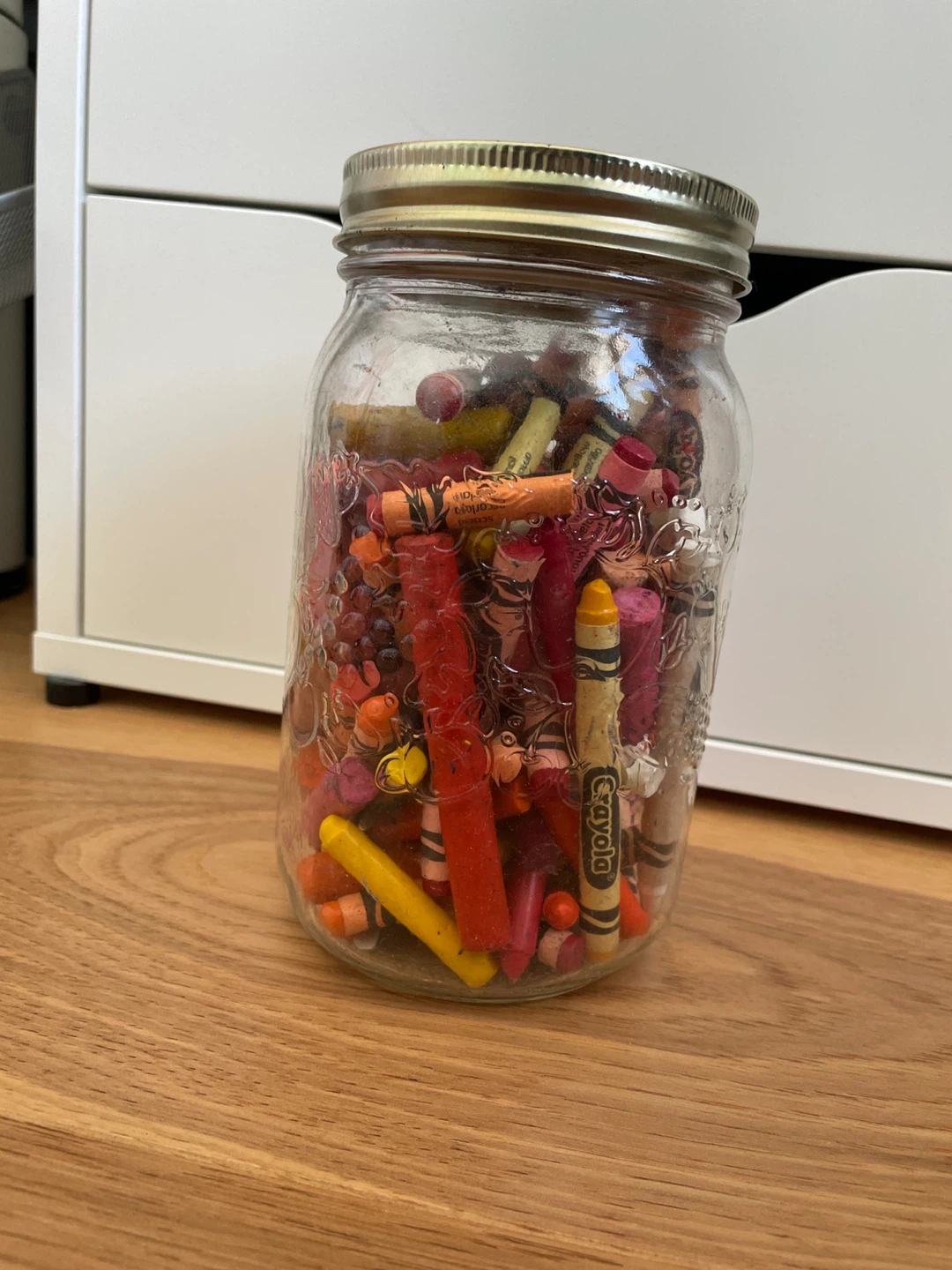 Crayons in a Jar