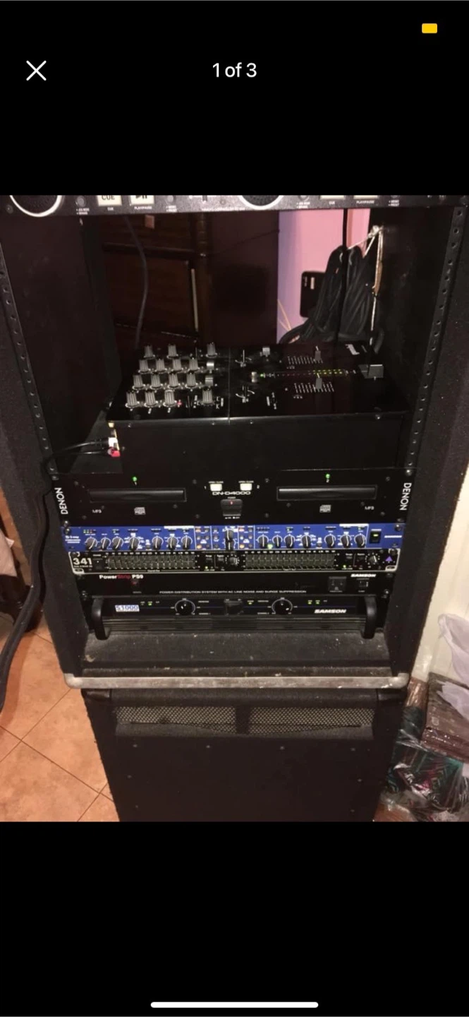 Denon DJ CD Player & Mixer Rack