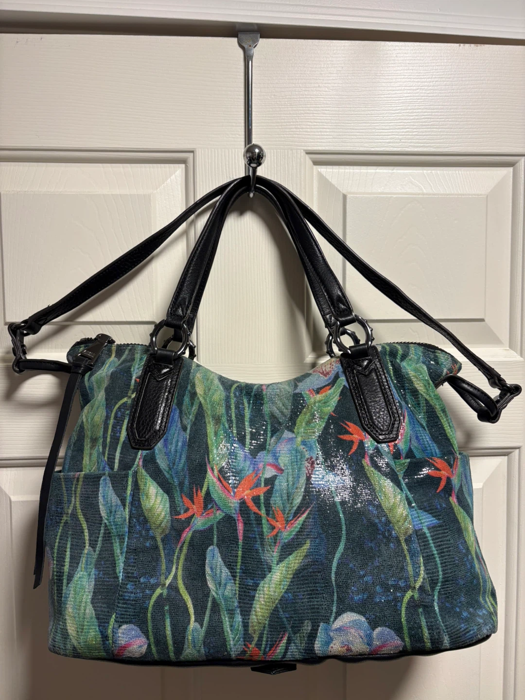 Aimee Kestenberg Floral Satchel Handbag