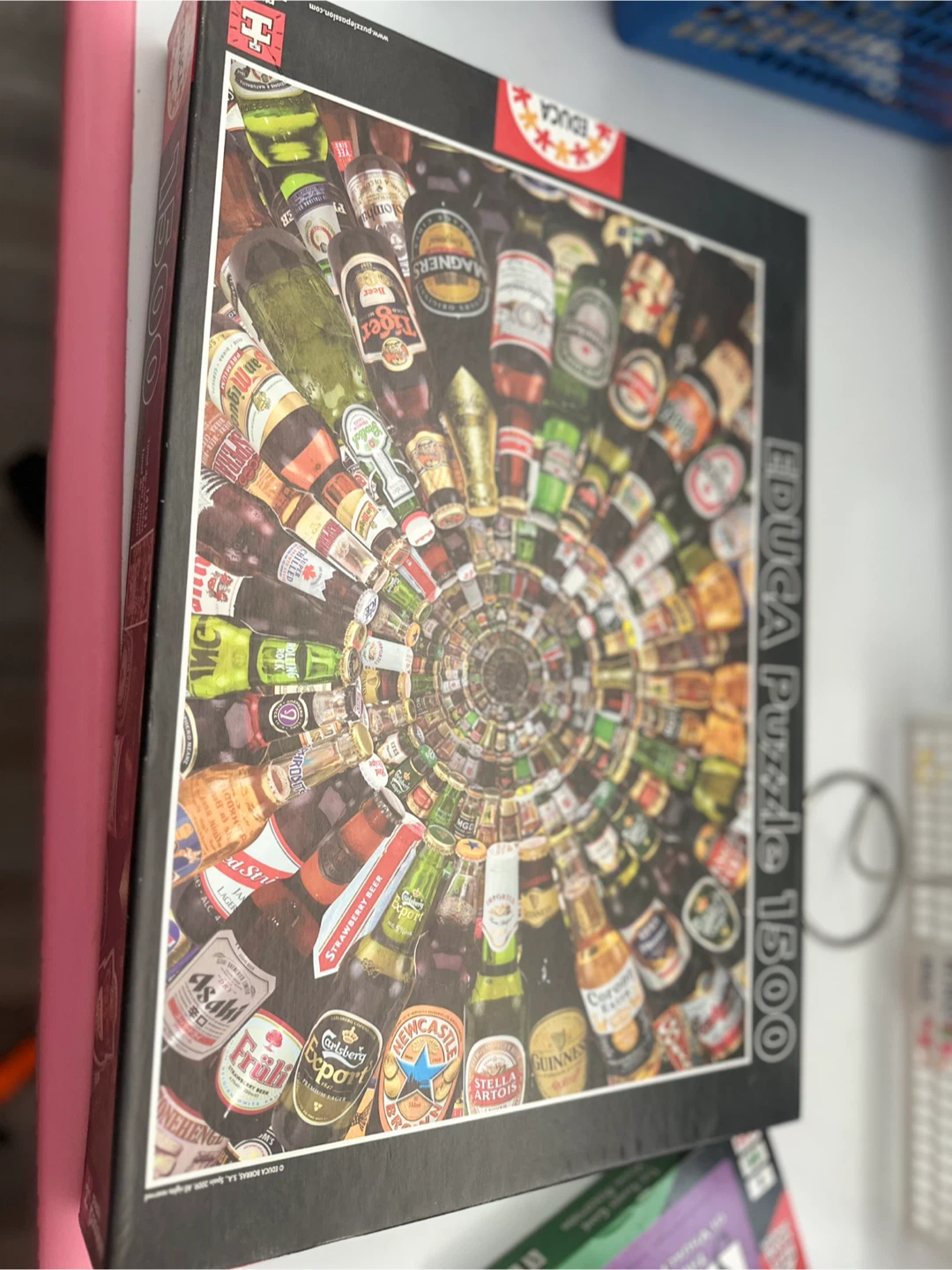 EDUCA Puzzle 1500 Pieces - Beer Bottles Spiral - photo 2