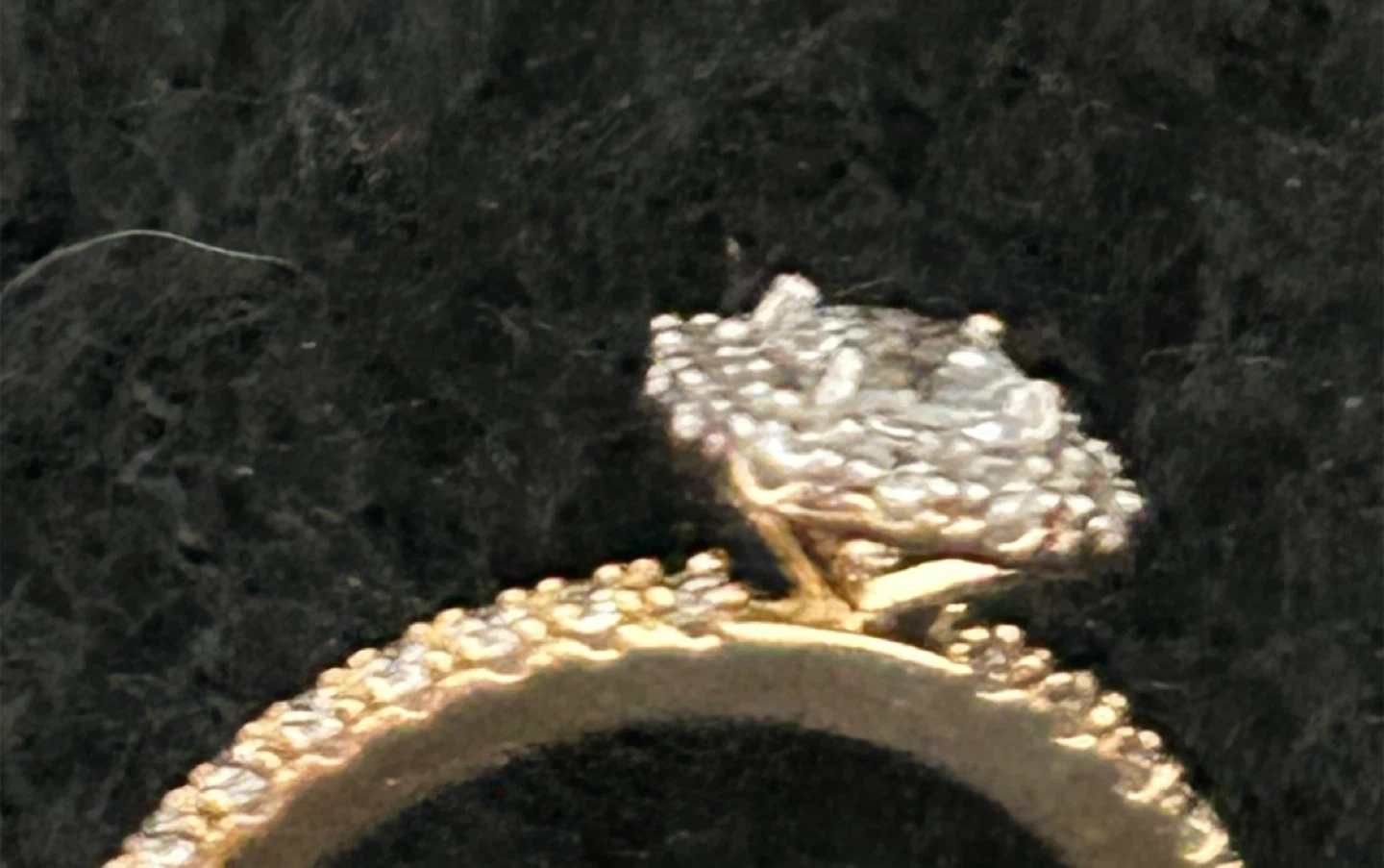 Brand new real 10 k gold c Diamond Engagement Ring - photo 3