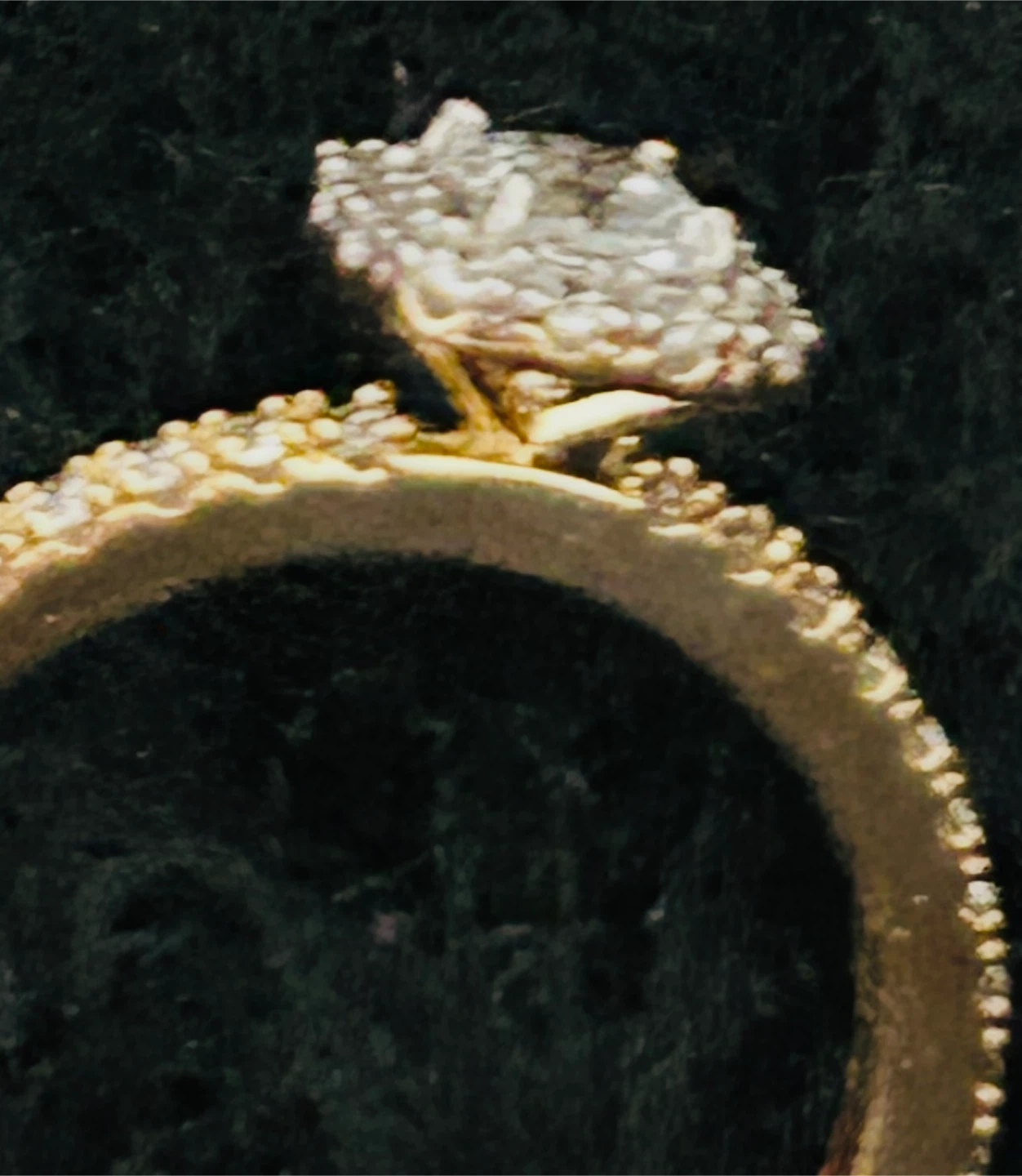 Brand new real 10 k gold c Diamond Engagement Ring - photo 4