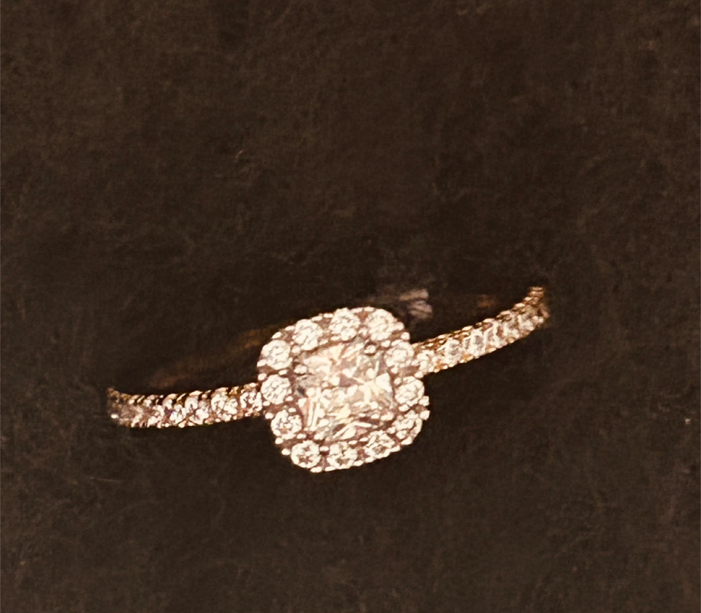 Brand new real 10 k gold c Diamond Engagement Ring - photo 5