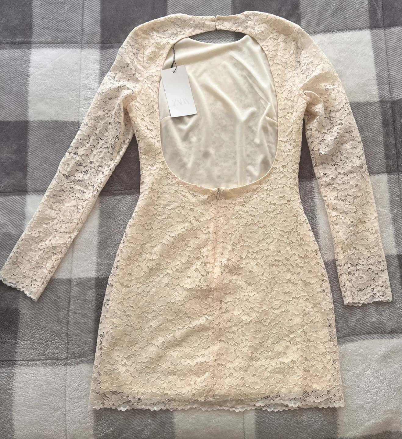 Zara Lace Dress - Cream - Size S - photo 2